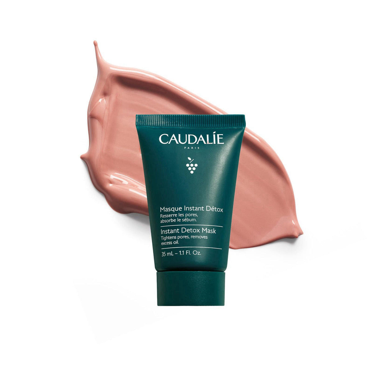 Caudalie Instant Detox Mask Pore Minimizing Pink Clay Face by Premium Selection — view 2