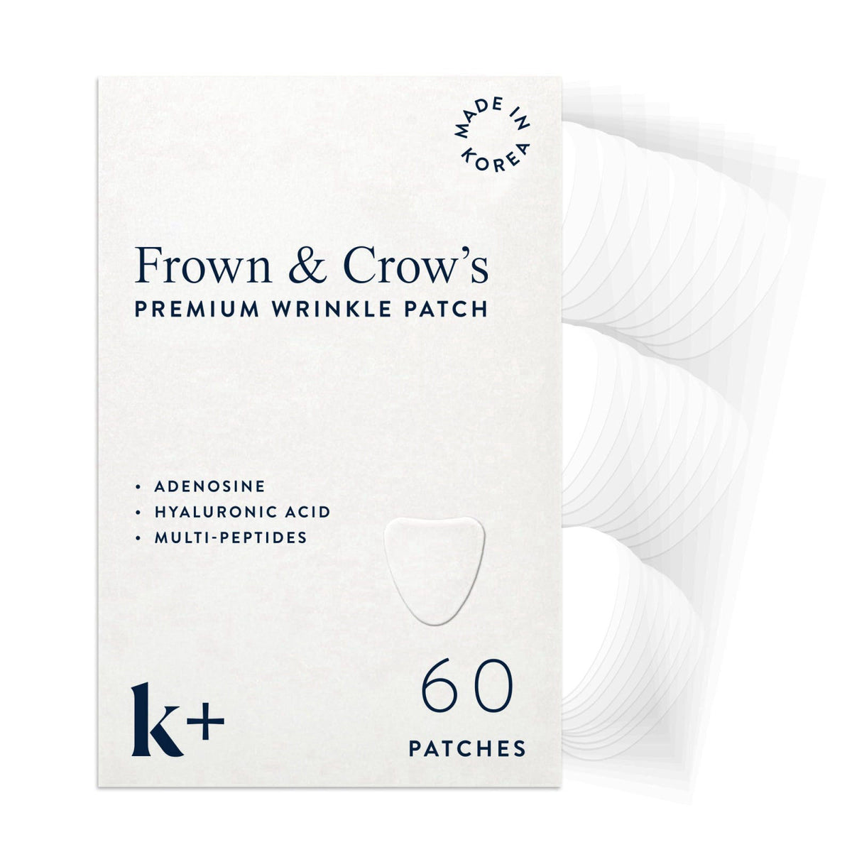 k Korean Wrinkle Patches for Forehead Frown Lines Crow s by KPLUS — view 2
