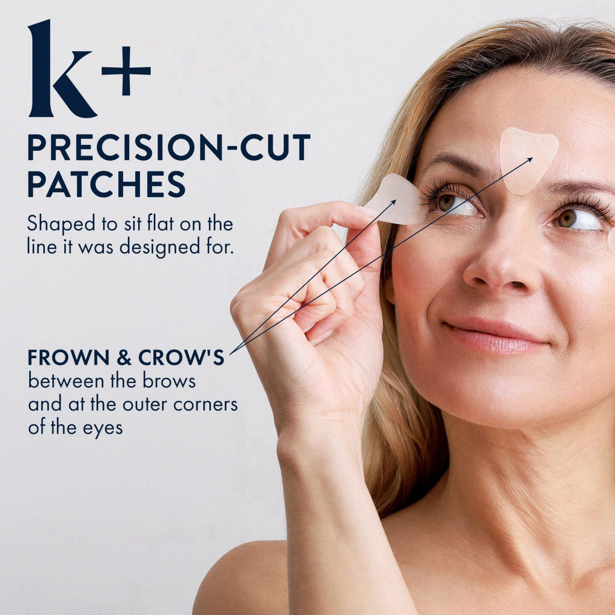 k Korean Wrinkle Patches for Forehead Frown Lines Crow s by KPLUS — view 3