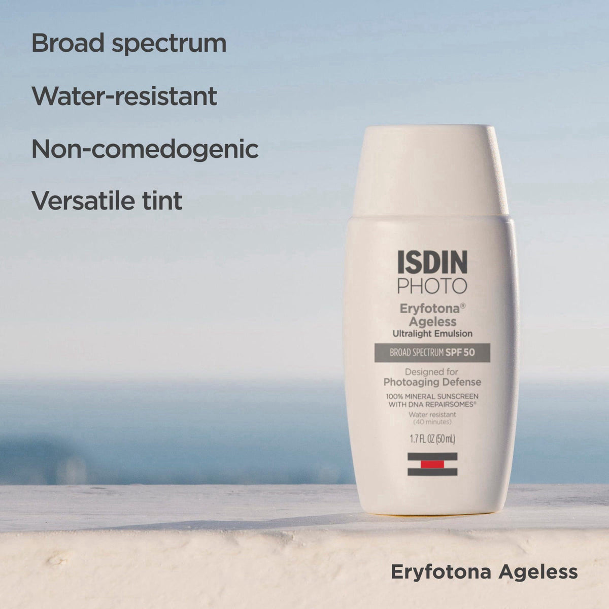 ISDIN Eryfotona Ageless Tinted Mineral Face Sunscreen SPF 50 – full view