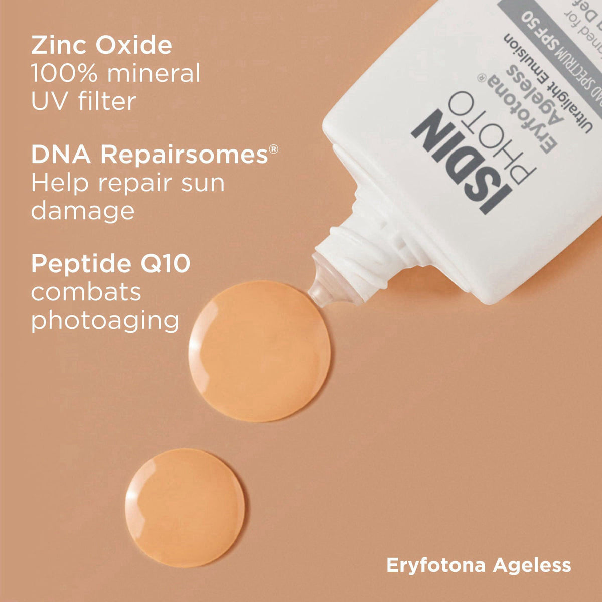 ISDIN Eryfotona Ageless Tinted Mineral Face Sunscreen SPF 50 – alternate angle