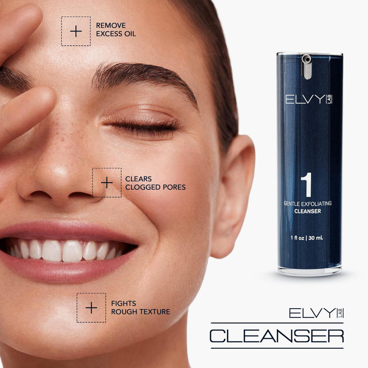 4 in 1 Skincare Set for Men and Women Complete Face Care Kit by ELVY Lab — view 6