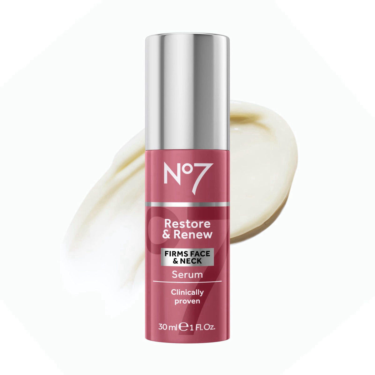 No7 Restore & Renew Sculpting Face & Neck Serum, 1 fl oz – product photo (Serums)