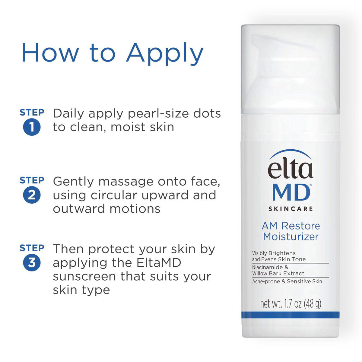 EltaMD AM Restore Daily Lightweight Facial Moisturizer