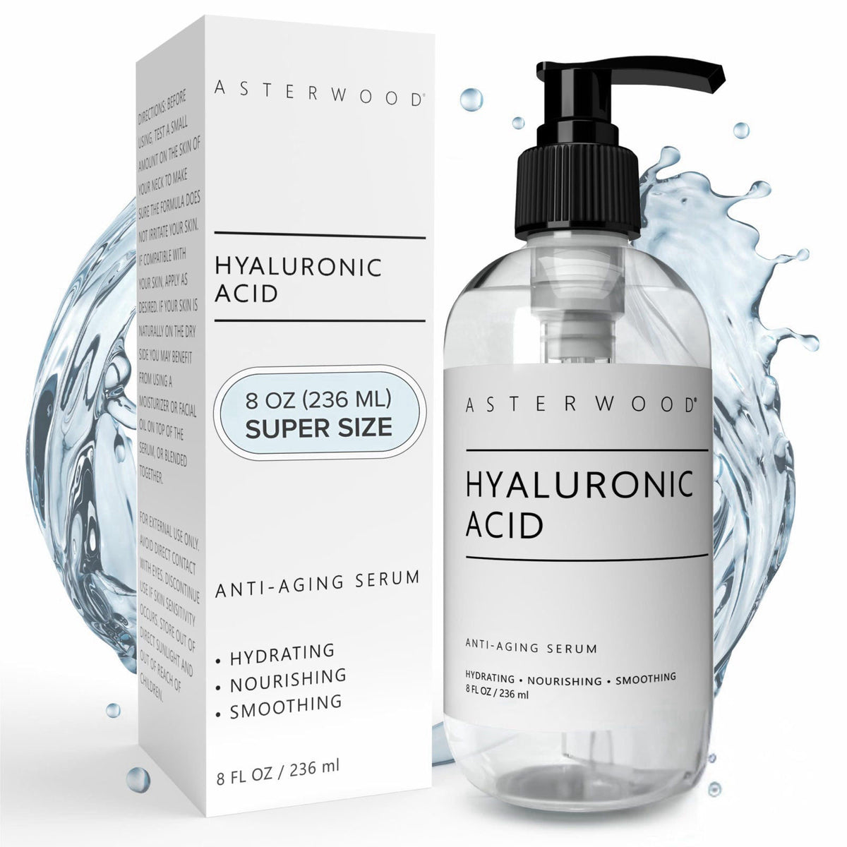 Asterwood Pure Hyaluronic Acid Serum for Face Anti Aging — view 2
