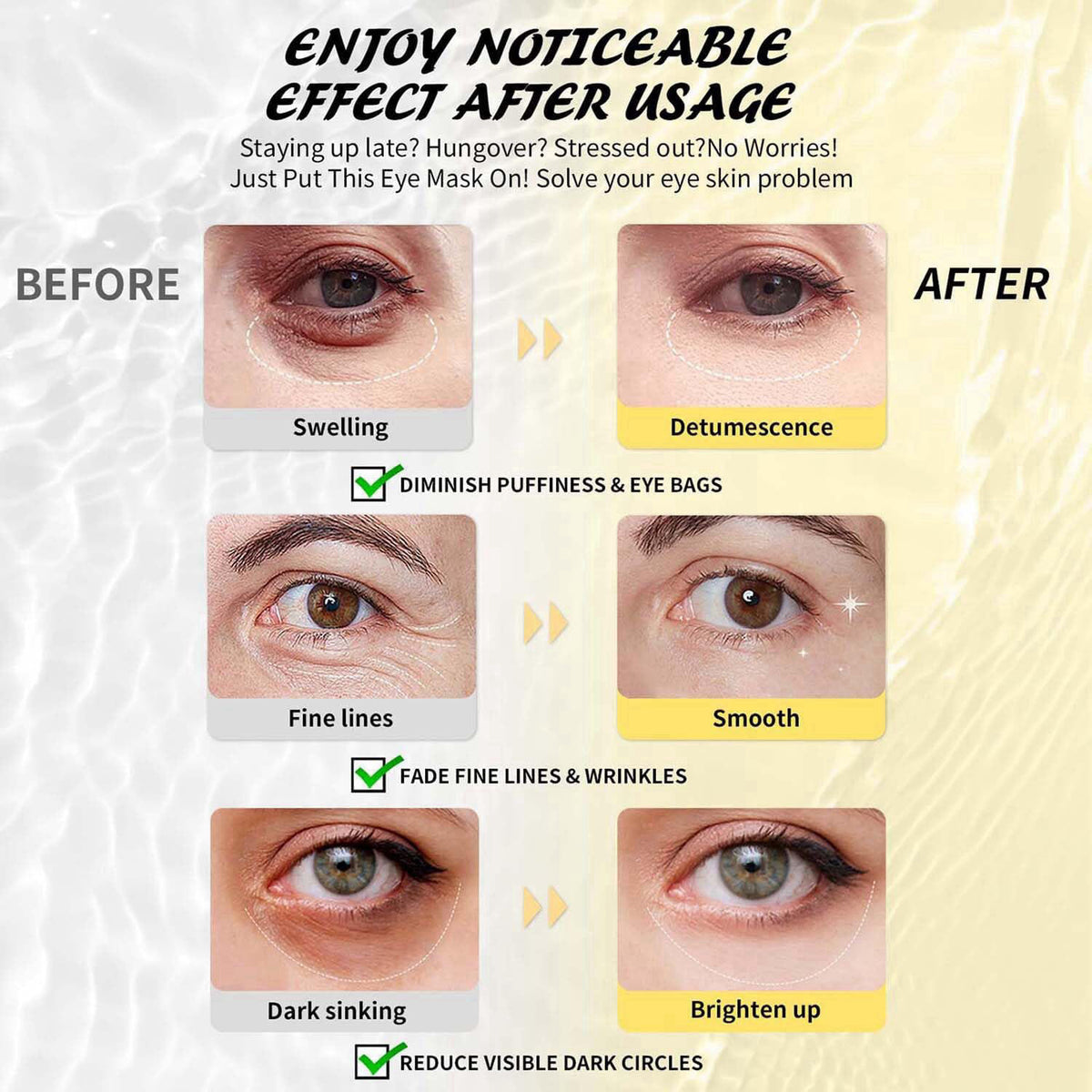 Maskiss Under Eye Patches Variety Pack (48 Pairs), Eye Masks for Dark Circles Puffy Eyes With 8 Colors (6 Pairs/Color), 