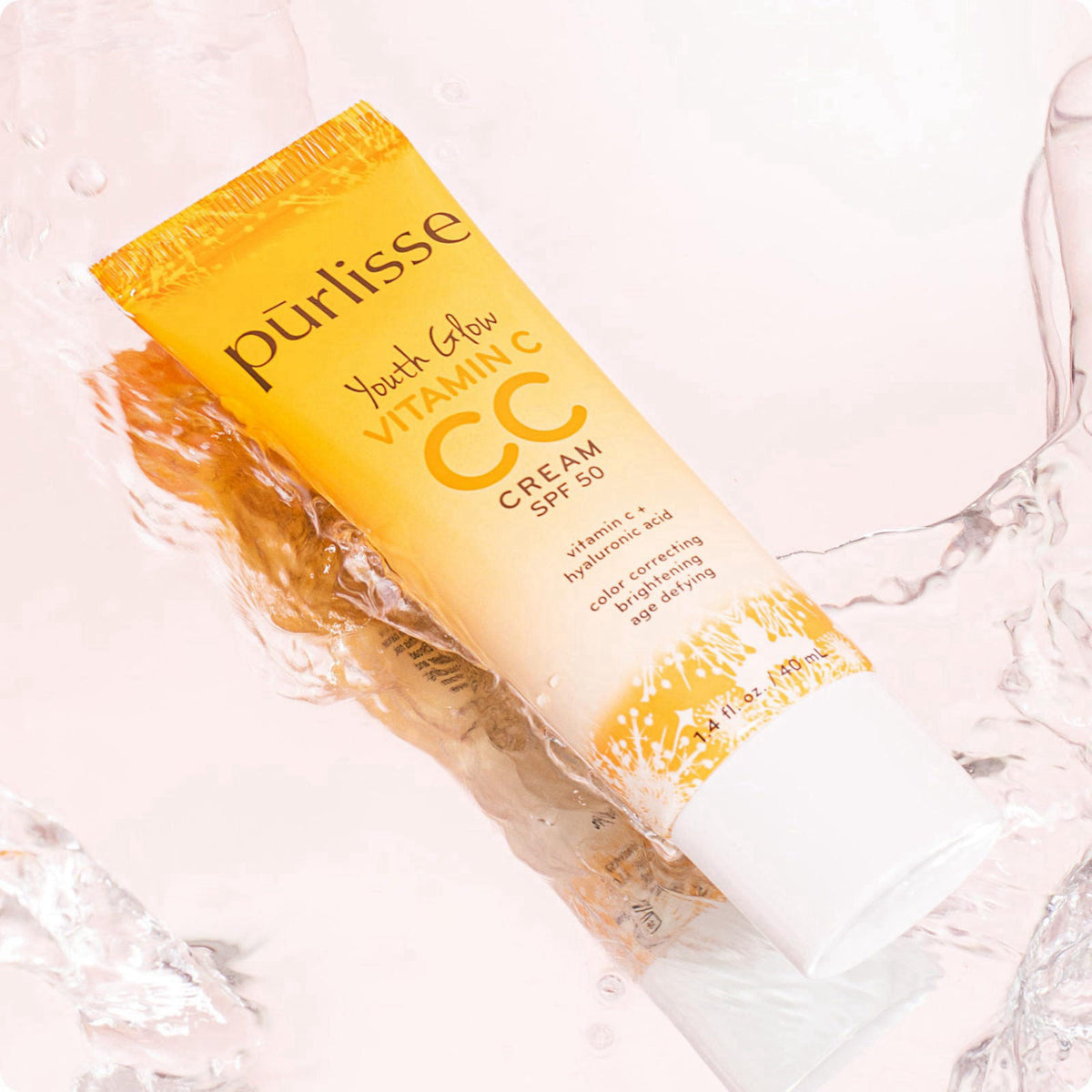 p rlisse Youth Glow Vitamin C CC Cream SPF 50 by pūrlisse — view 5