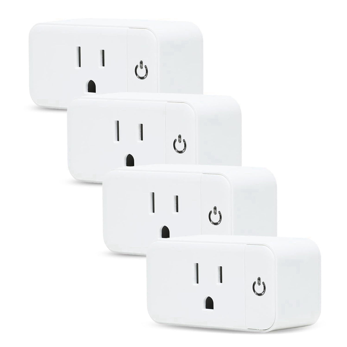 4 Pack Smart Home Wi Fi Plugs by Lunabode LED — view 2