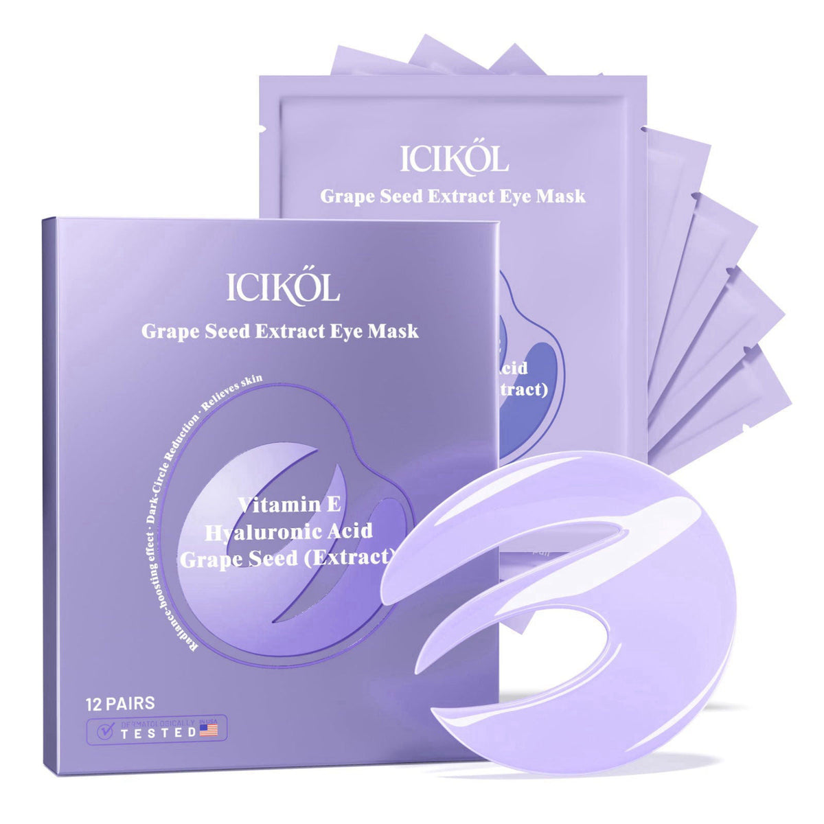 Lavender Centella Under Eye Patches by ICIKOL — view 2