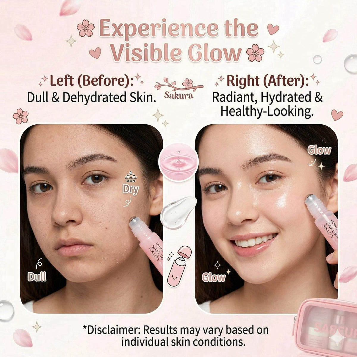 Sakura Skin Care Set For Teen Girls Women Birthday Gifts