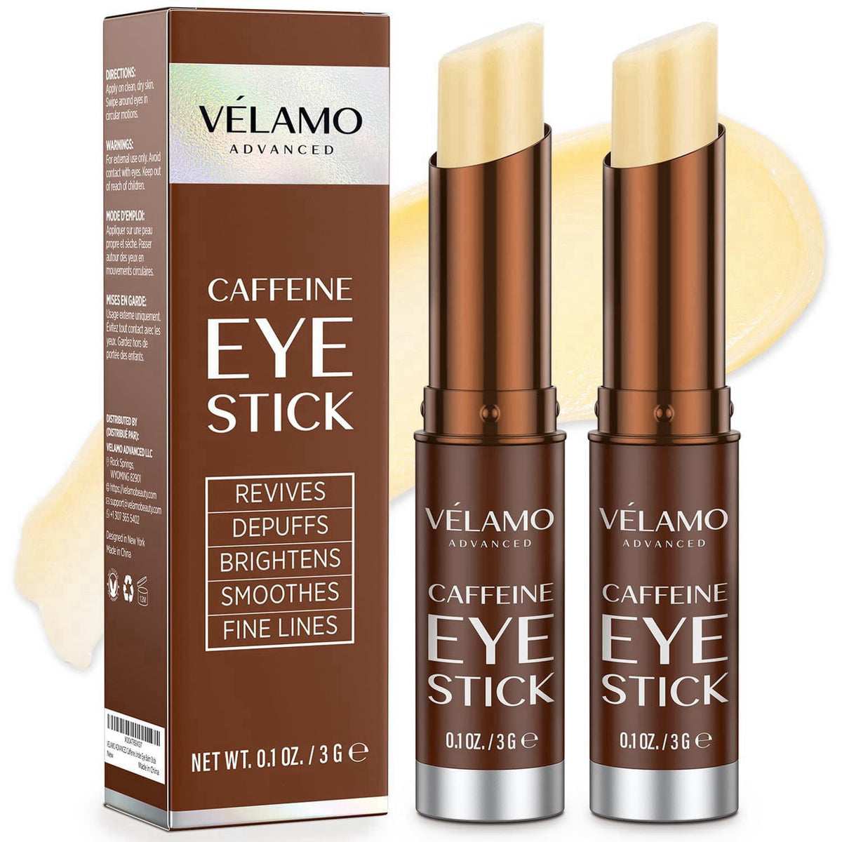 VELAMO ADVANCED Caffeine Eye Stick Energizing Hydrating — view 2