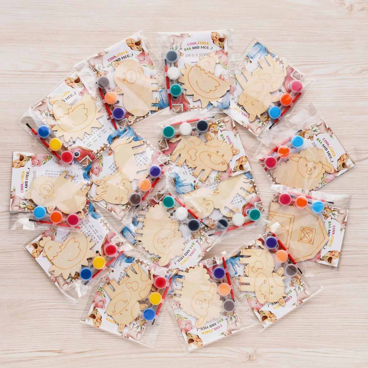 24PCS Farm Animals Party Favors by GEECOZYLIFE — view 2