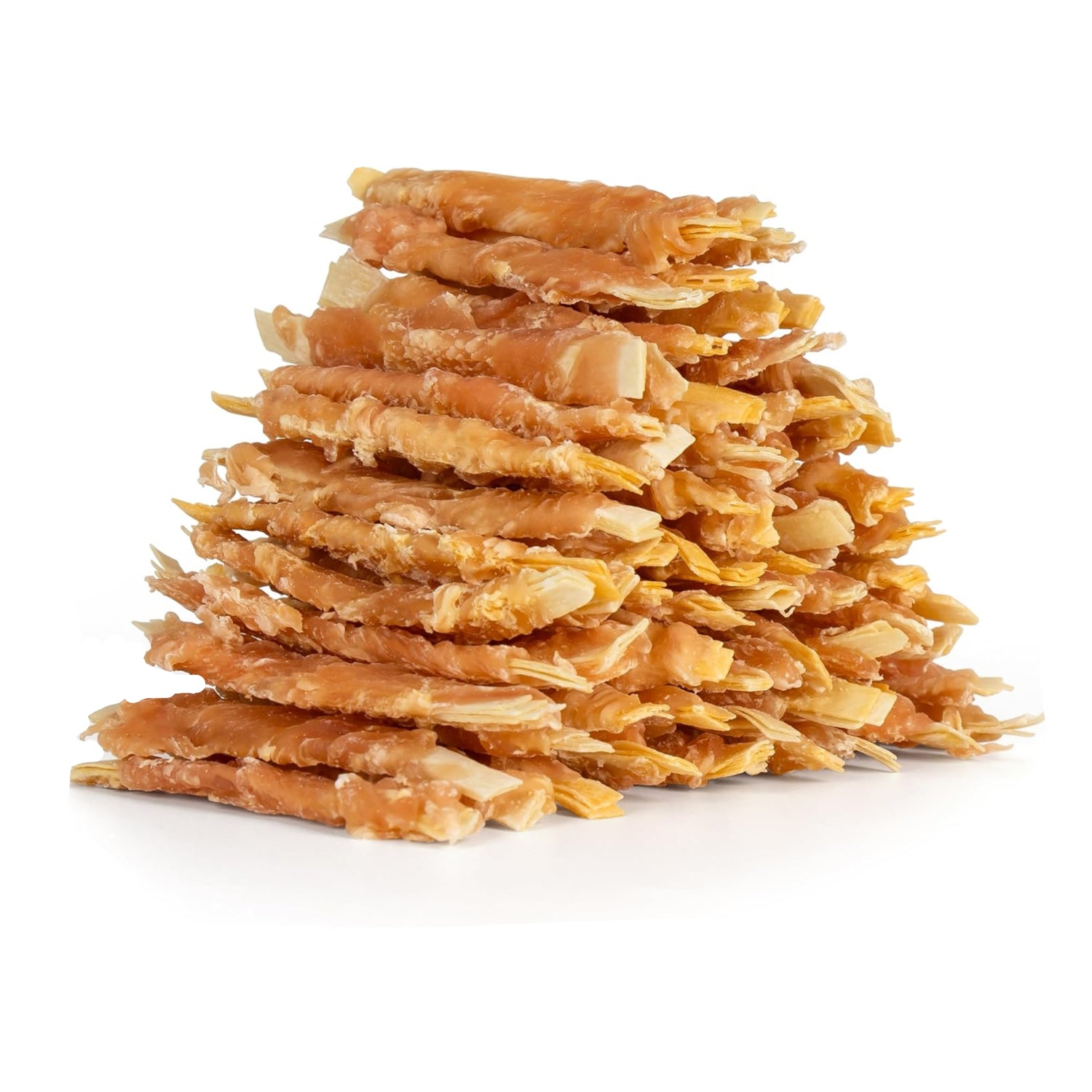 MON2SUN Rawhide-Free Dog Treats featuring 4-inch chicken-wrapped cod fillet snacks for dogs, natural and flavorful pet chews