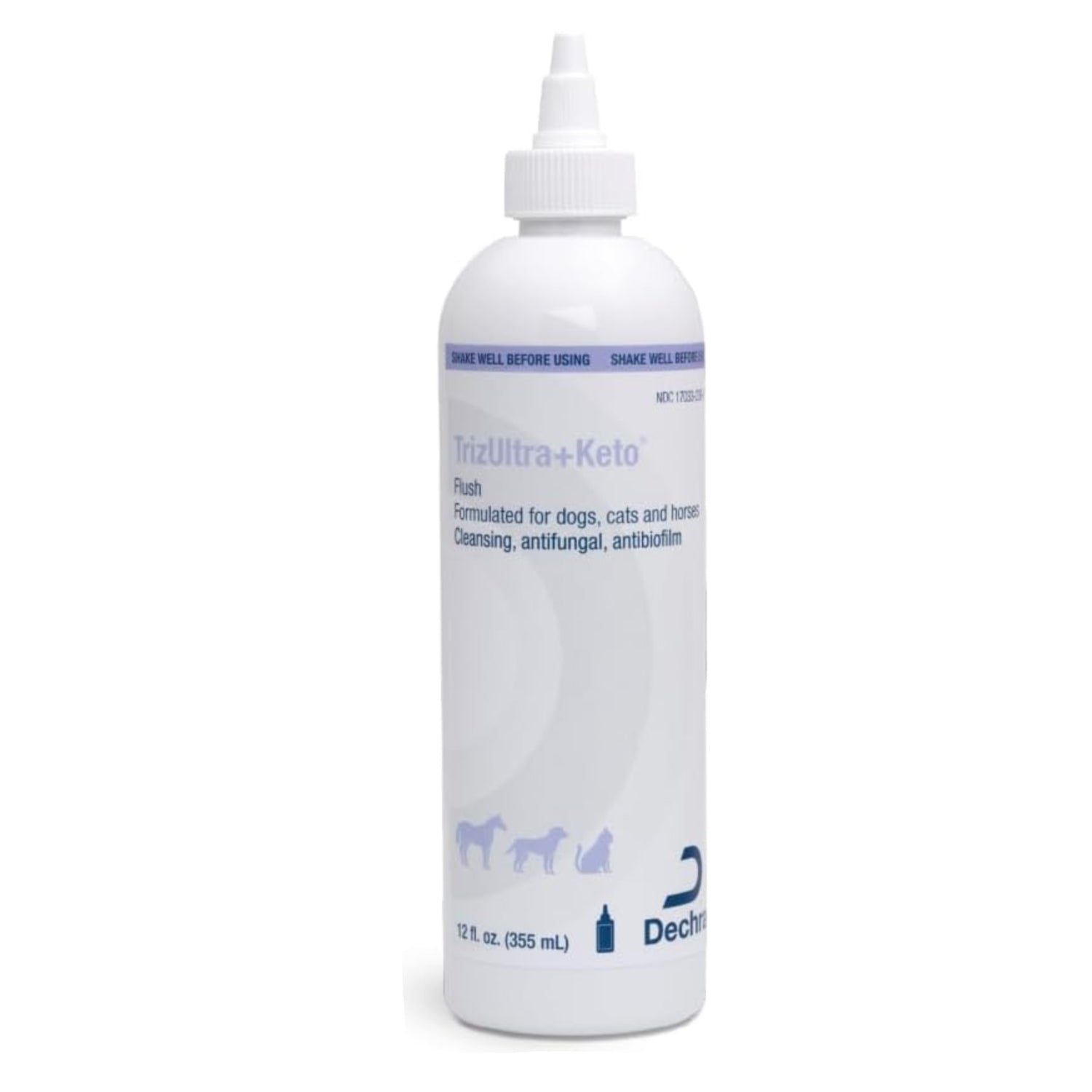 TrizUltra + Keto TrizULTRA+Keto Flush 12 oz dietary supplement bottle with label and cap.