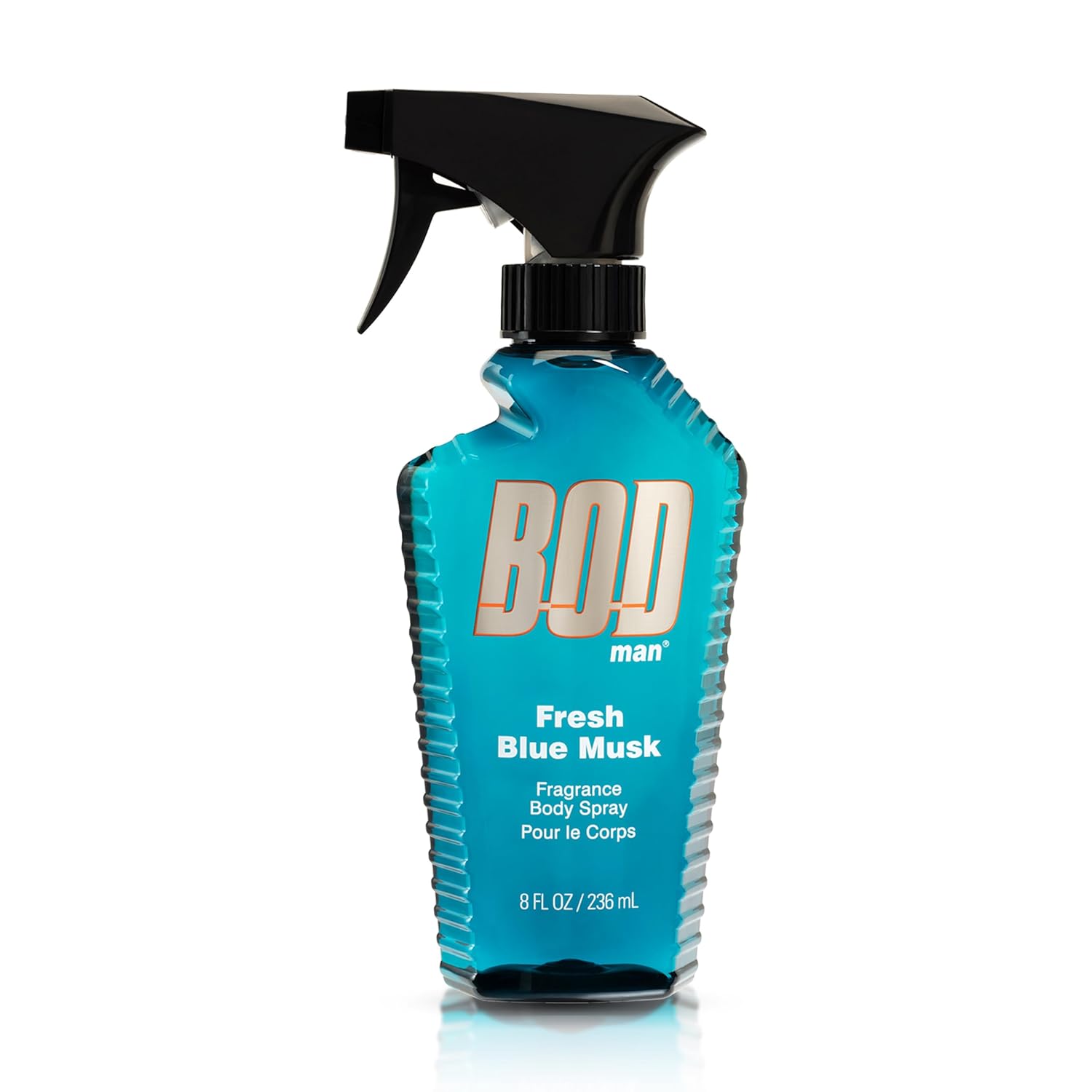 BOD man Fragrance Body Spray, Fresh Blue Musk, 8 fl oz