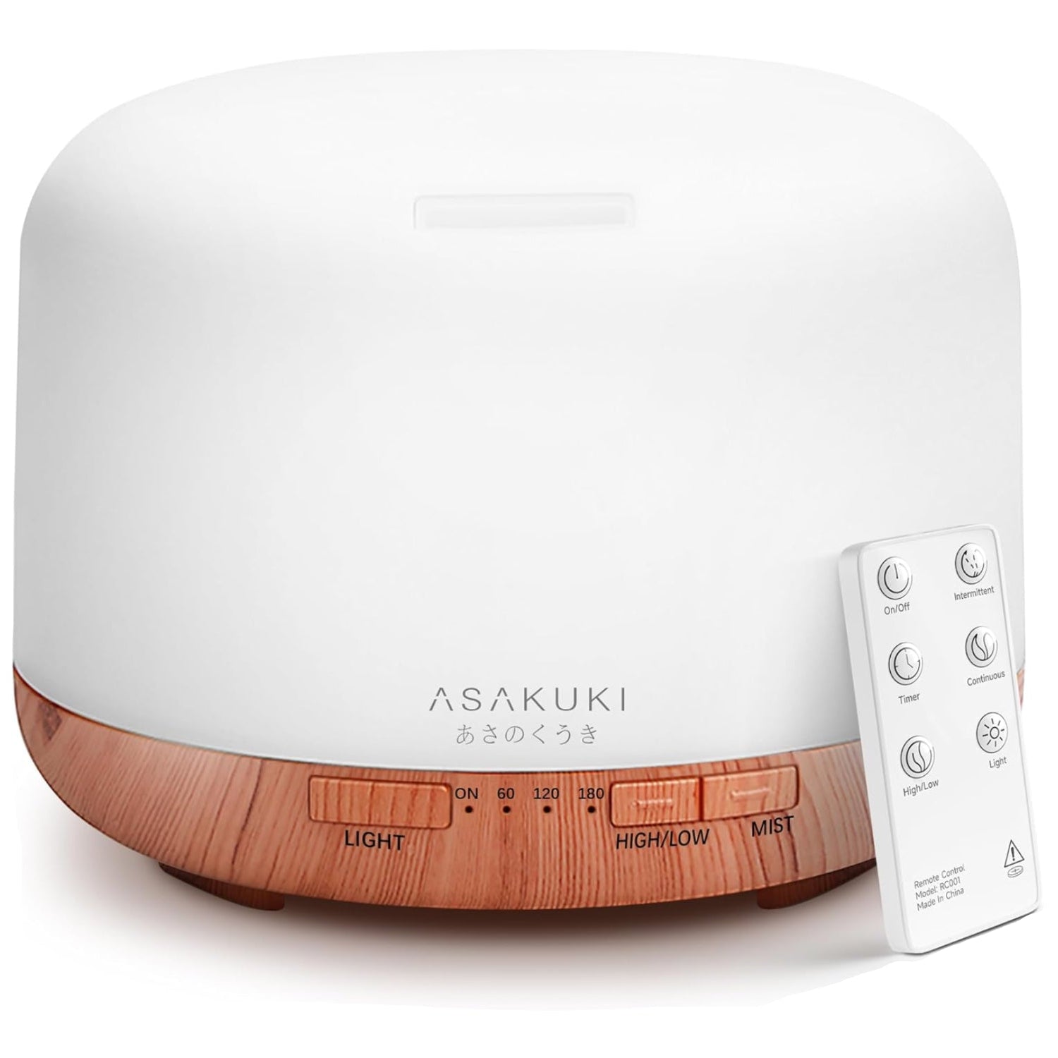 ASAKUKI Essential Oil Diffuser for Home, 500ML Aromatherapy Diffuser
