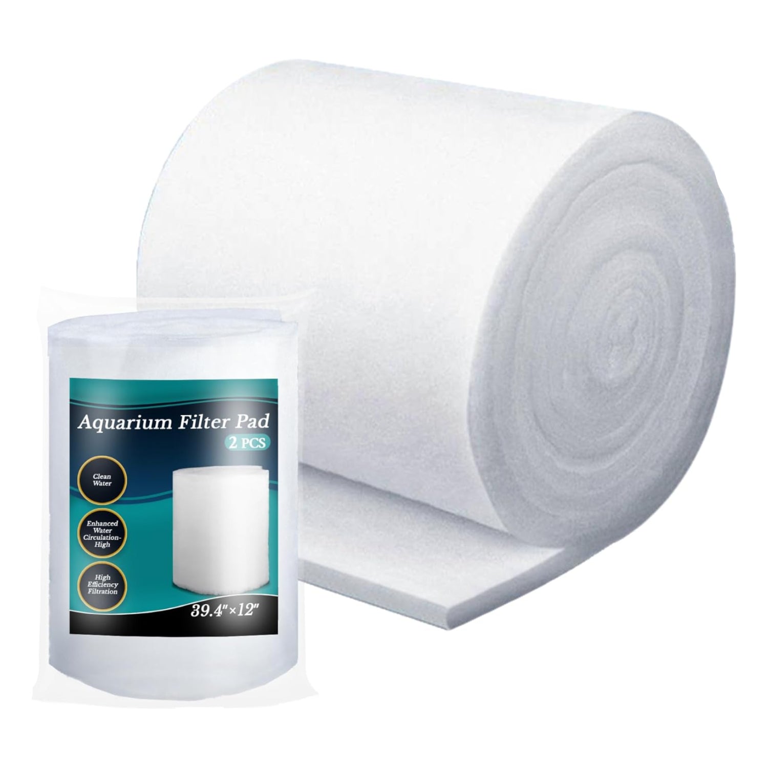 MAQIHAN Aquarium Filter Pad - Aquarium Filter Media,39.4 x 11.8in