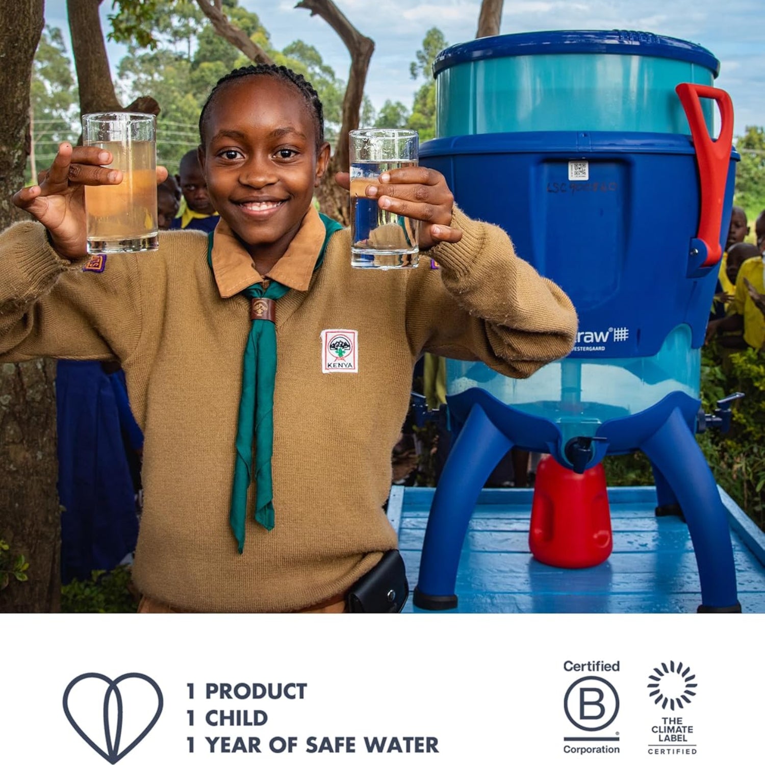 LifeStraw Personal Water Purifier for Hiking, Camping, Travel, and Emergency Preparedness