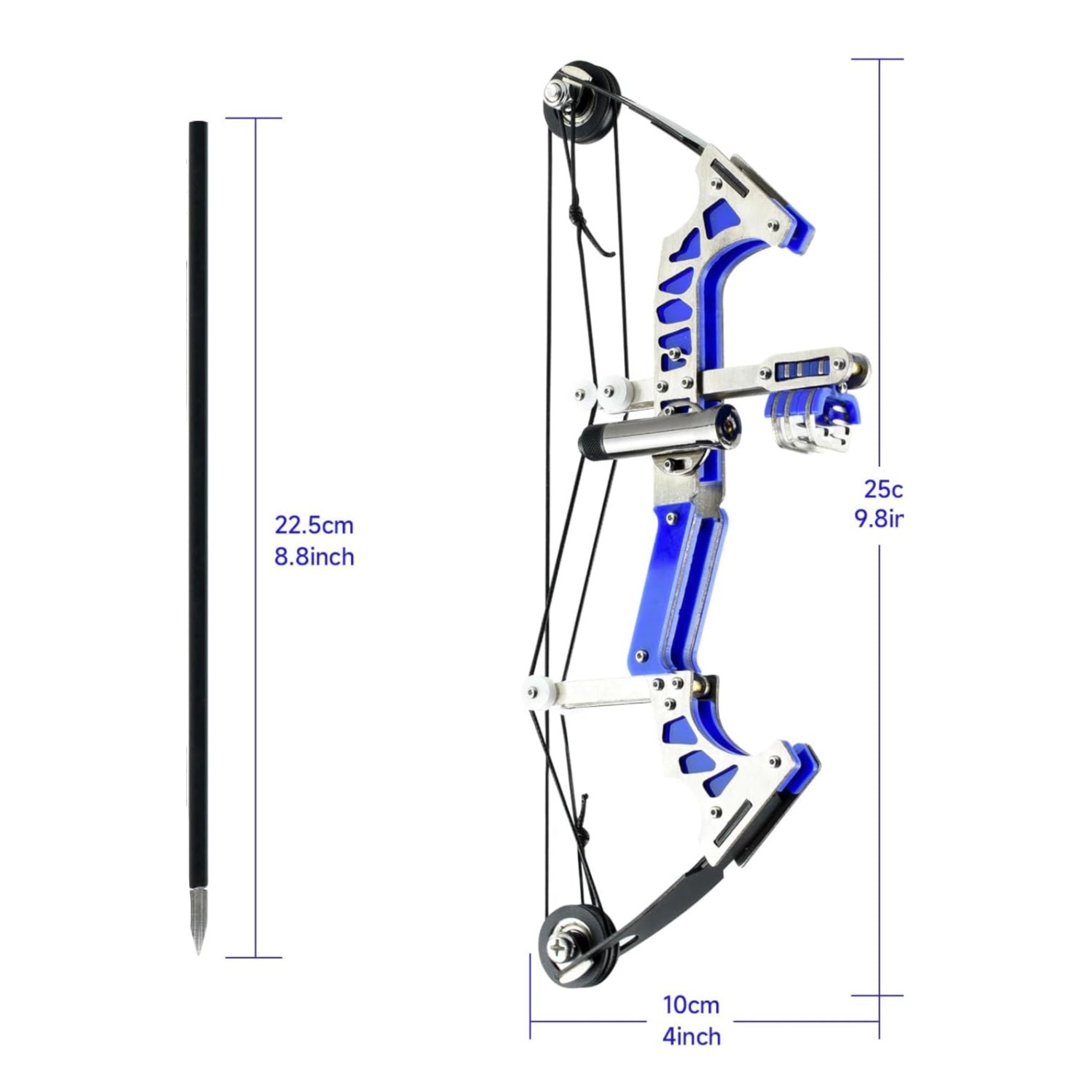 Archery Bow Set Left and Right Hand Compound Bow Hunting Bow Metal Material