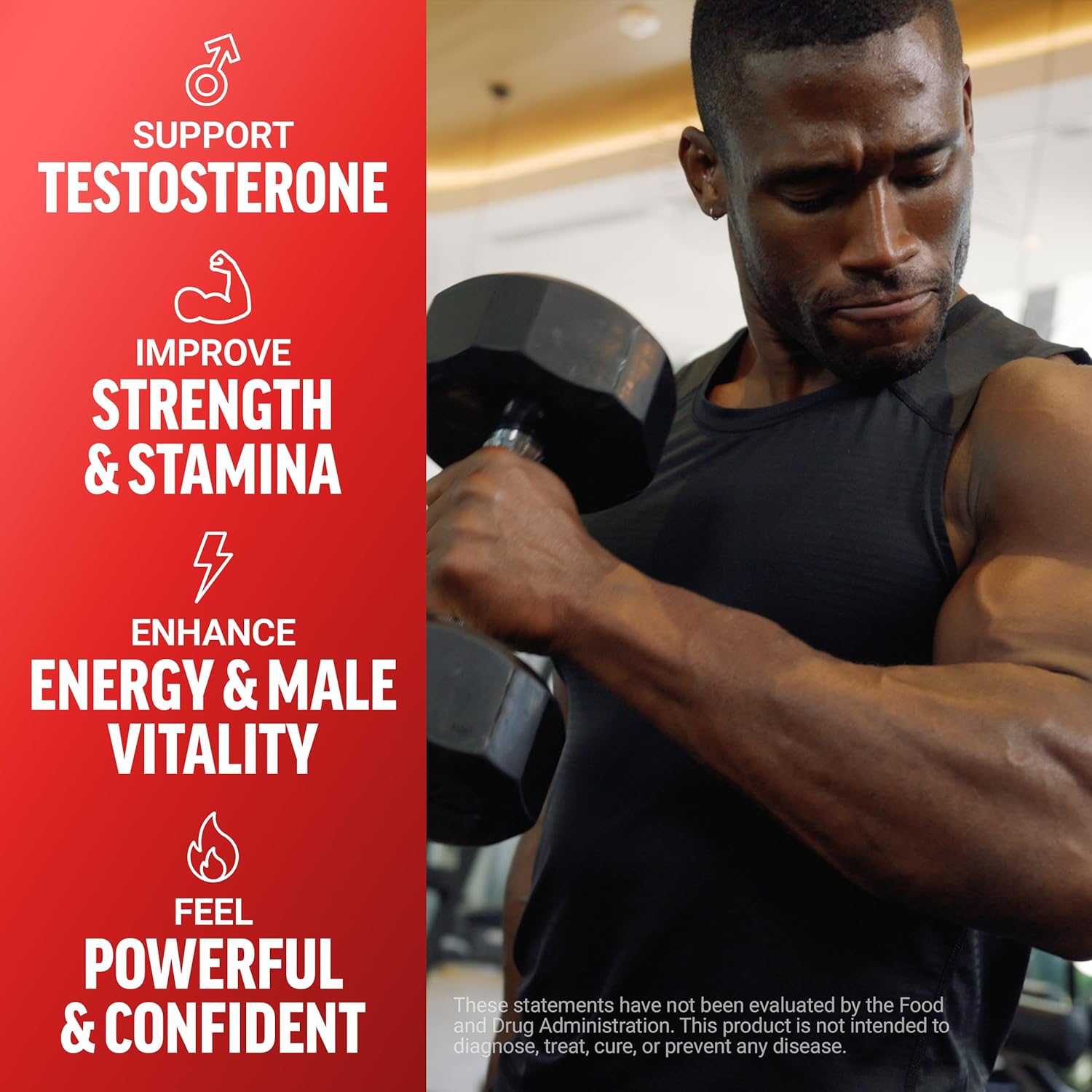 Force Factor Test X180 testosterone support supplement bottle with label displaying KSM-66, designed for men's testosterone health.