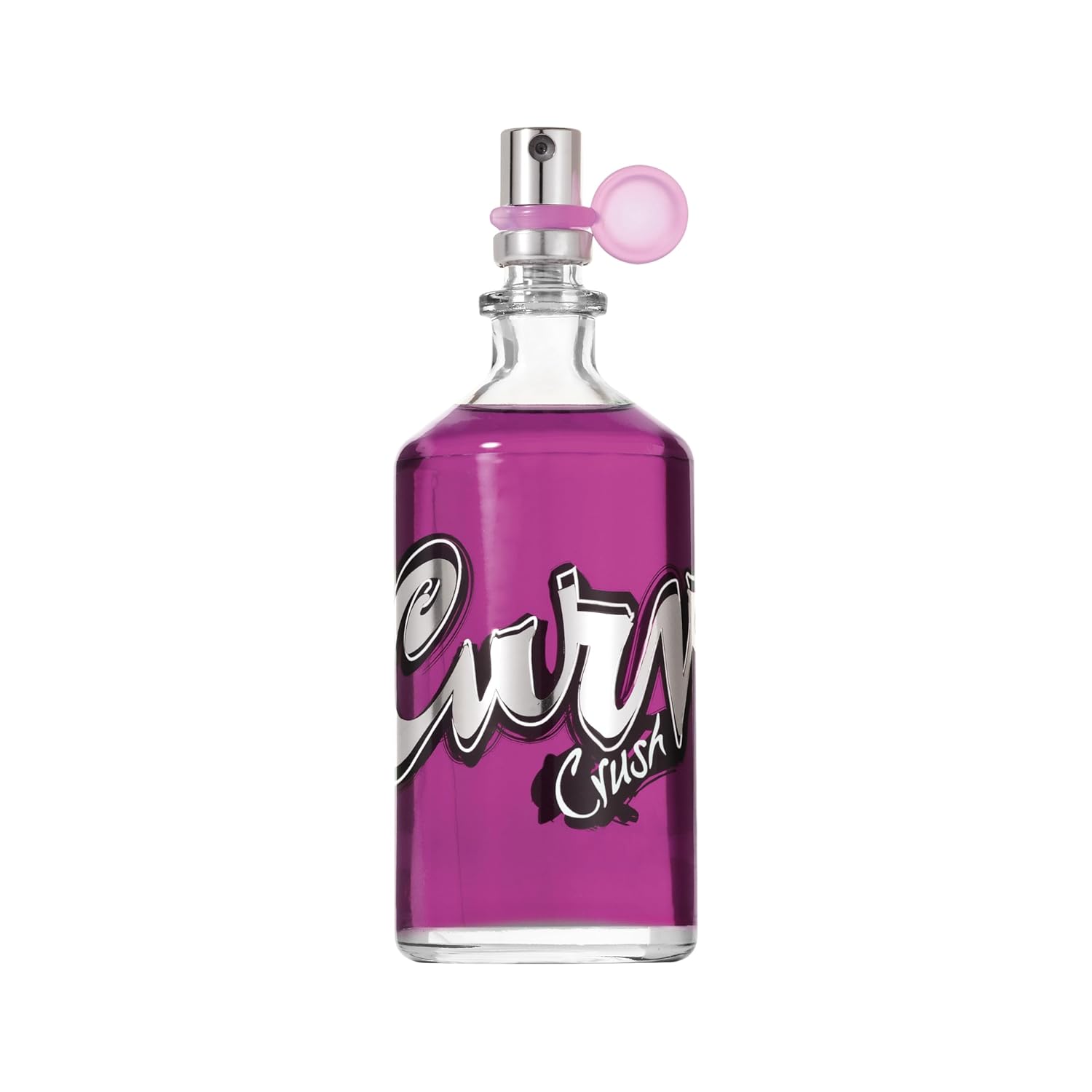 Curve Crush Eau De Toilette spray for women, 3.4 fl oz, featuring a sleek perfume bottle with a curved design.