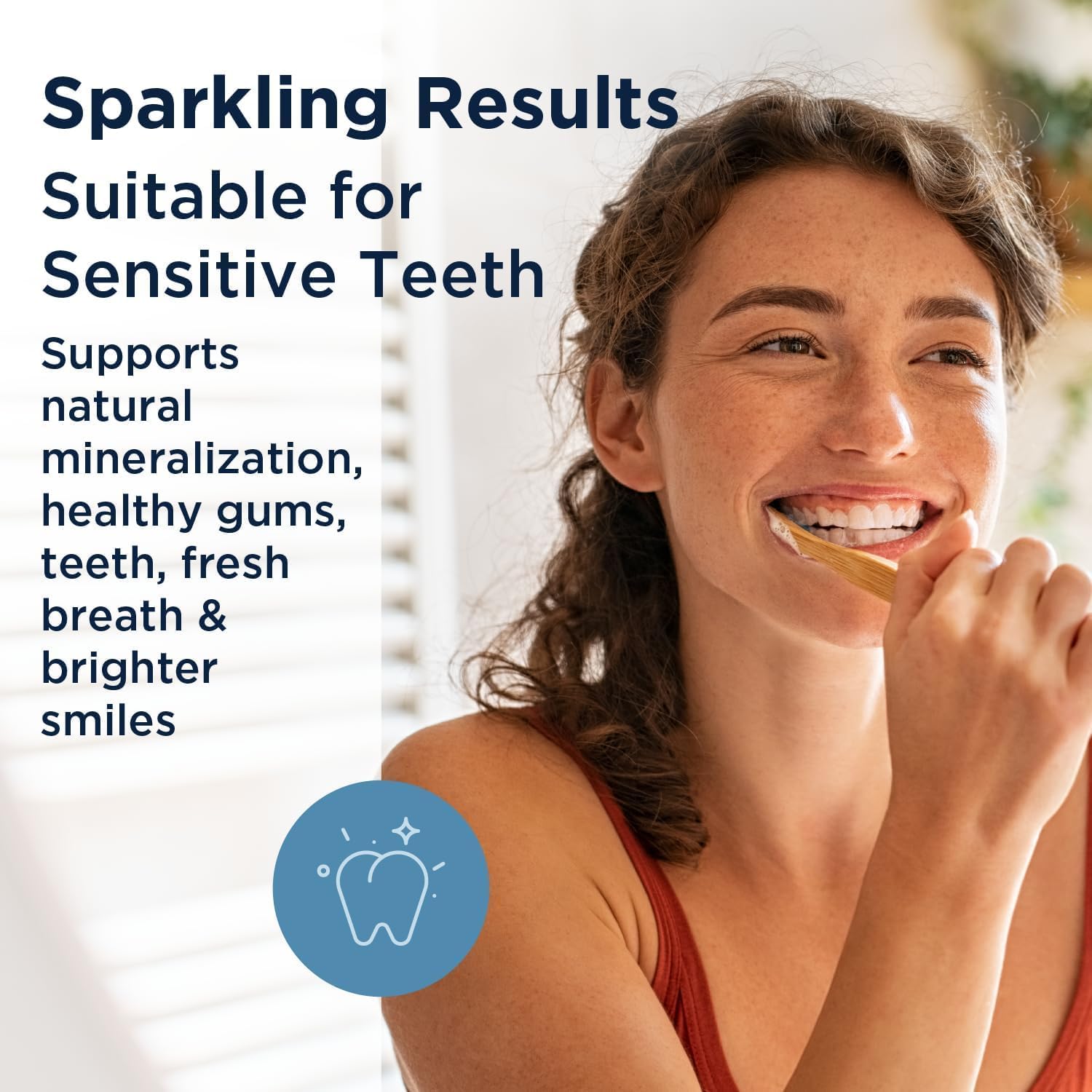 Designs for Health PerioBiotic Silver Hydroxyapatite fluoride-free toothpaste tube with label and cap visible.