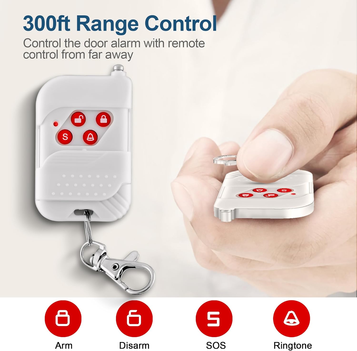 WiFi Alarm Home Security System, Wireless Alarm System with Loud