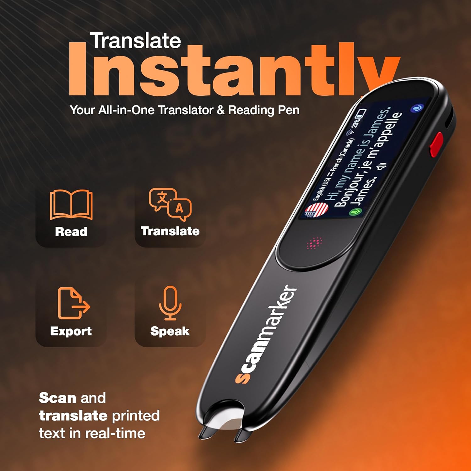 Scanmarker Pal - Translation Pen & Reading Pen for Language Learners, Dyslexia