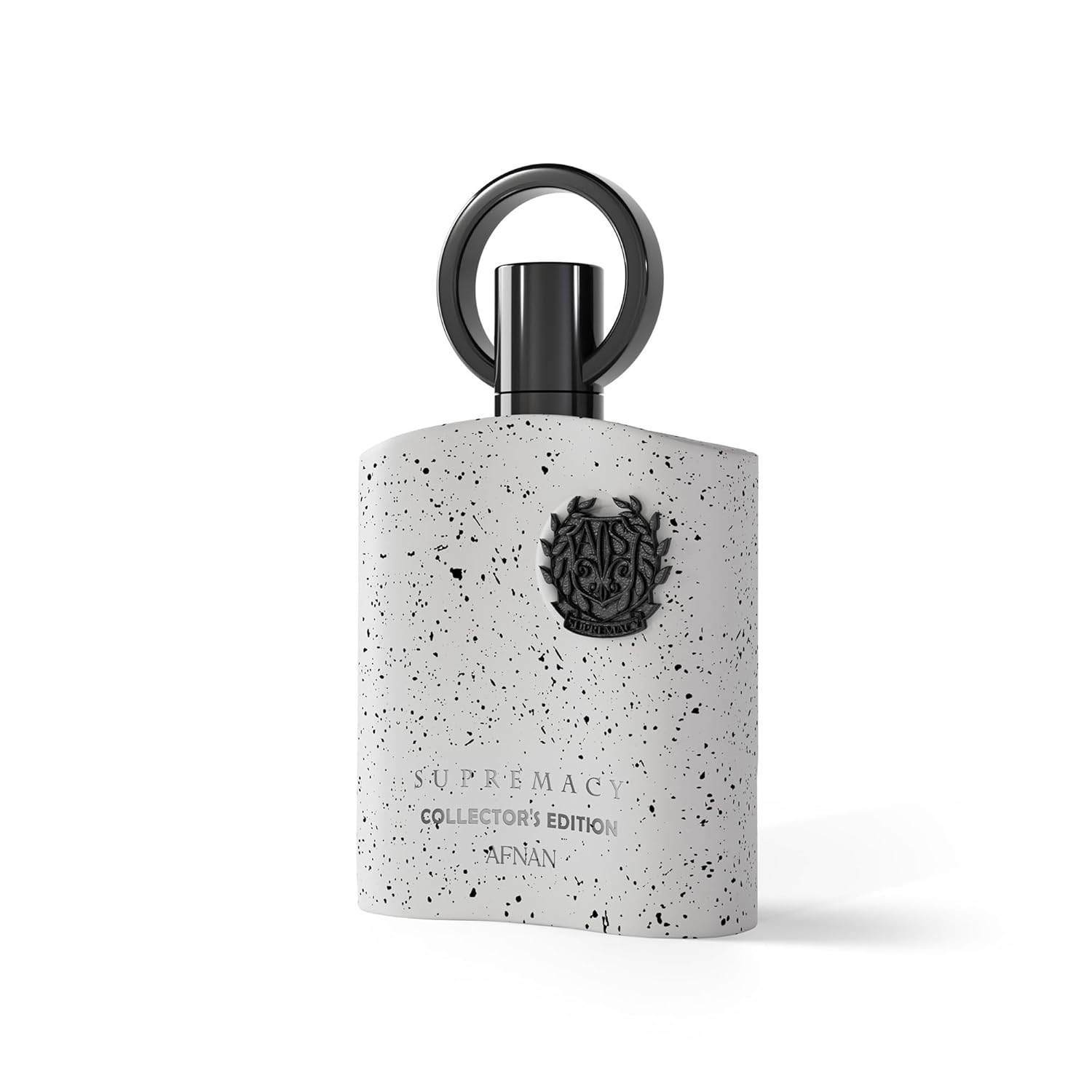 Afnan Supremacy Collector's Edition men's Eau De Parfum 3.4 oz bottle with sleek black and gold packaging.