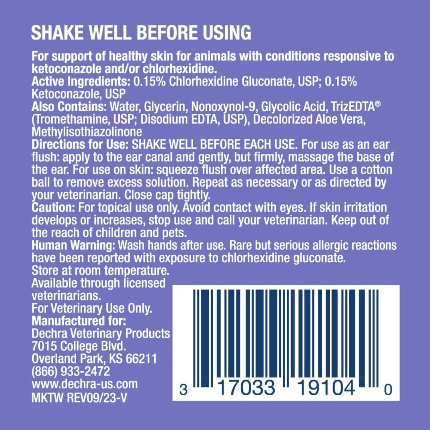 Mal-A-Ket Plus TrizEDTA Flush for Cats and Dogs in a 4 oz bottle, showing the label and product packaging.