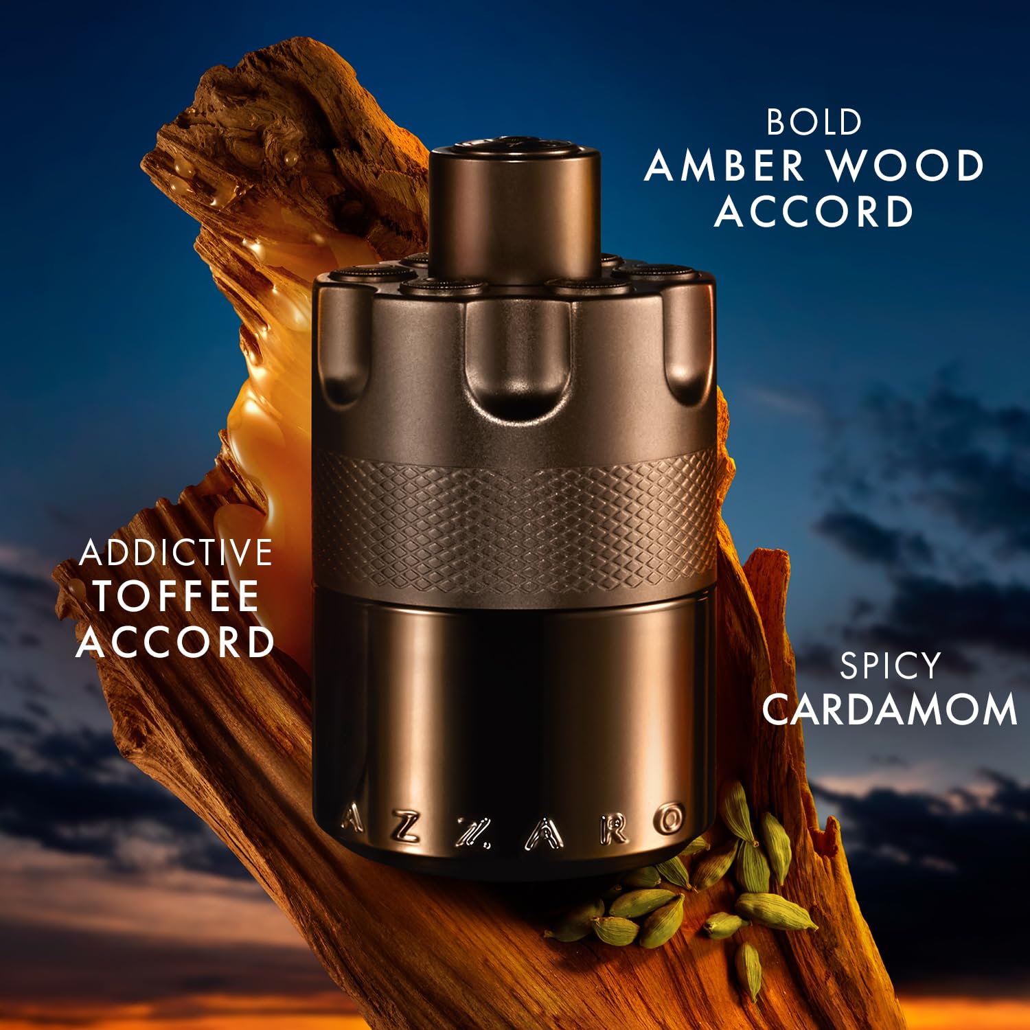 Azzaro The Most Wanted Eau de Parfum Intense - Woody & Seductive Mens Cologne