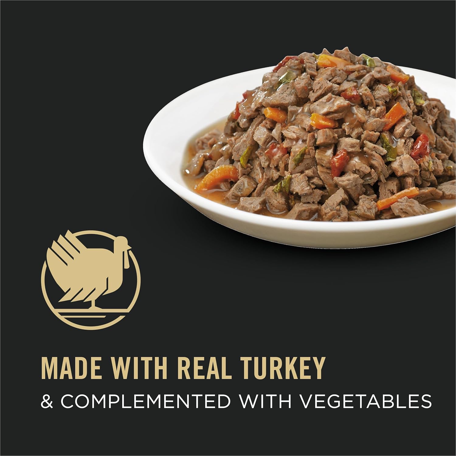 Cans of Purina Pro Plan High Protein Wet Cat Food with gravy, showing the product packaging and flavor details.