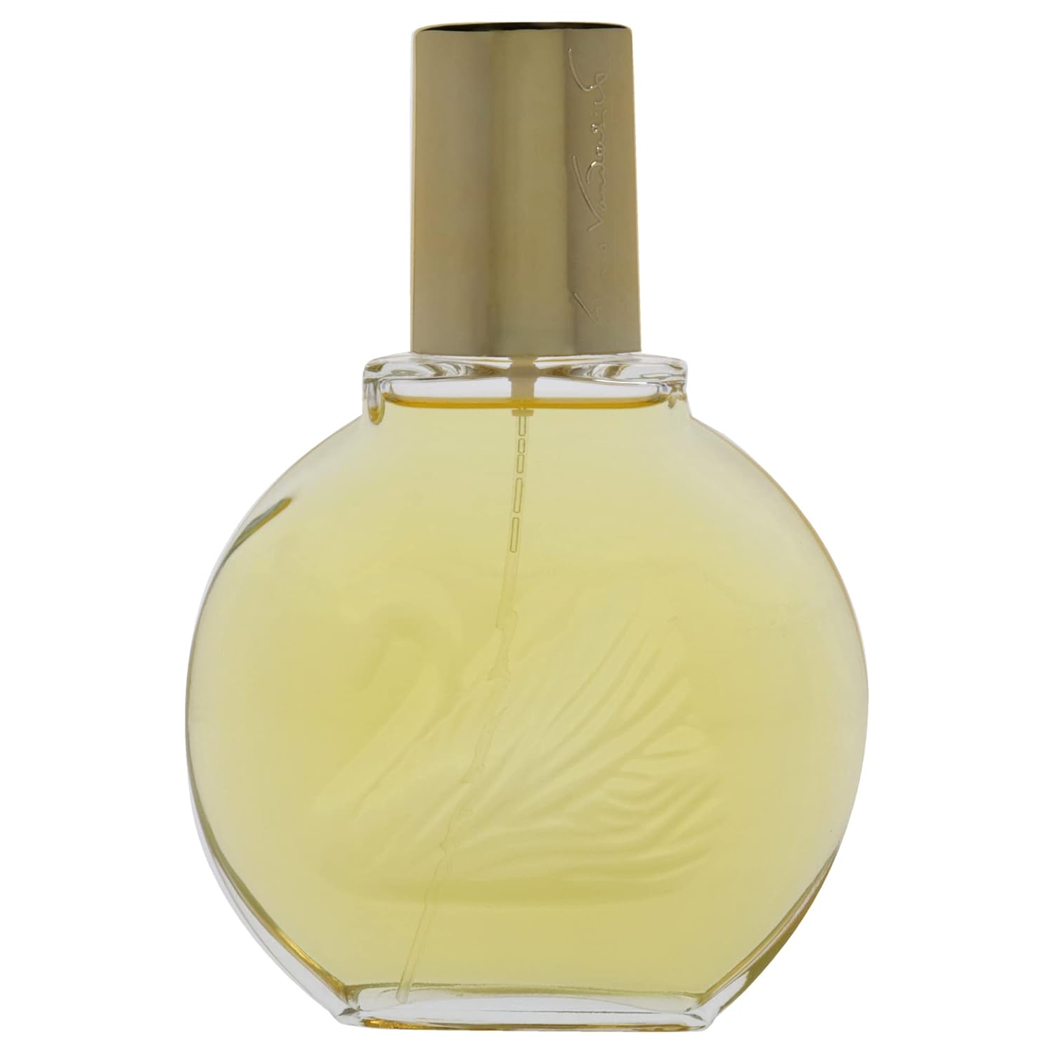 Gloria Vanderbilt Eau de Toilette Spray bottle, 3.38 fl oz with elegant packaging and floral fragrance design.