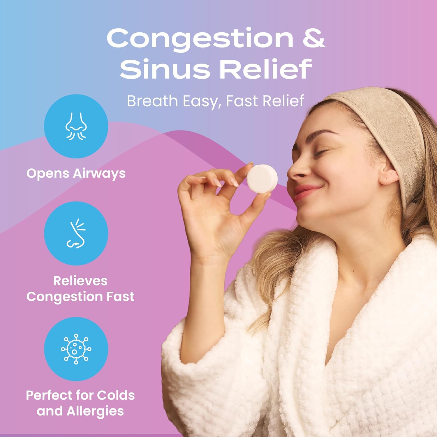 Body Restore shower steamers aromatherapy pack with six colorful steamers designed for relaxing showers and Easter basket gifts.