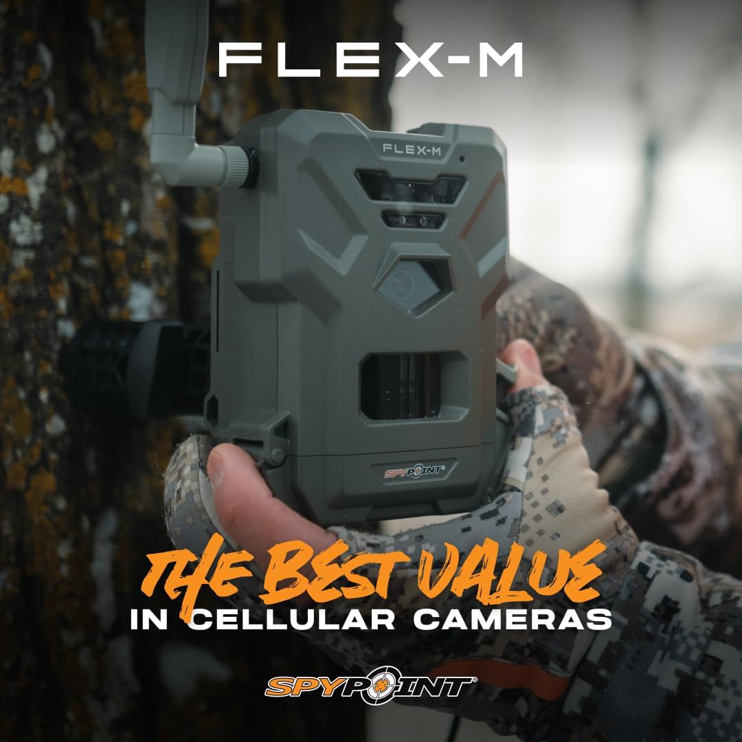 SPYPOINT Flex-M Twin Pack Cellular Trail Cameras - Best Hunting Accessories