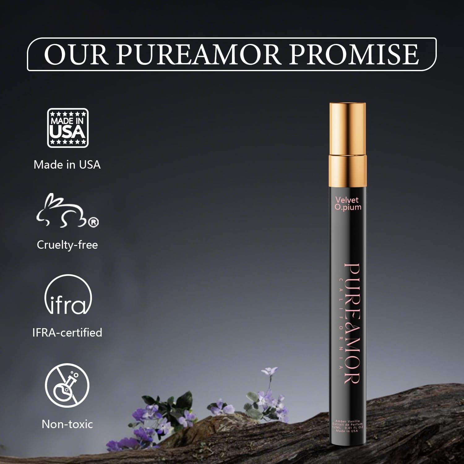 PUREAMOR Pheromones Perfumes for Women, Amber Vanilla Perfume