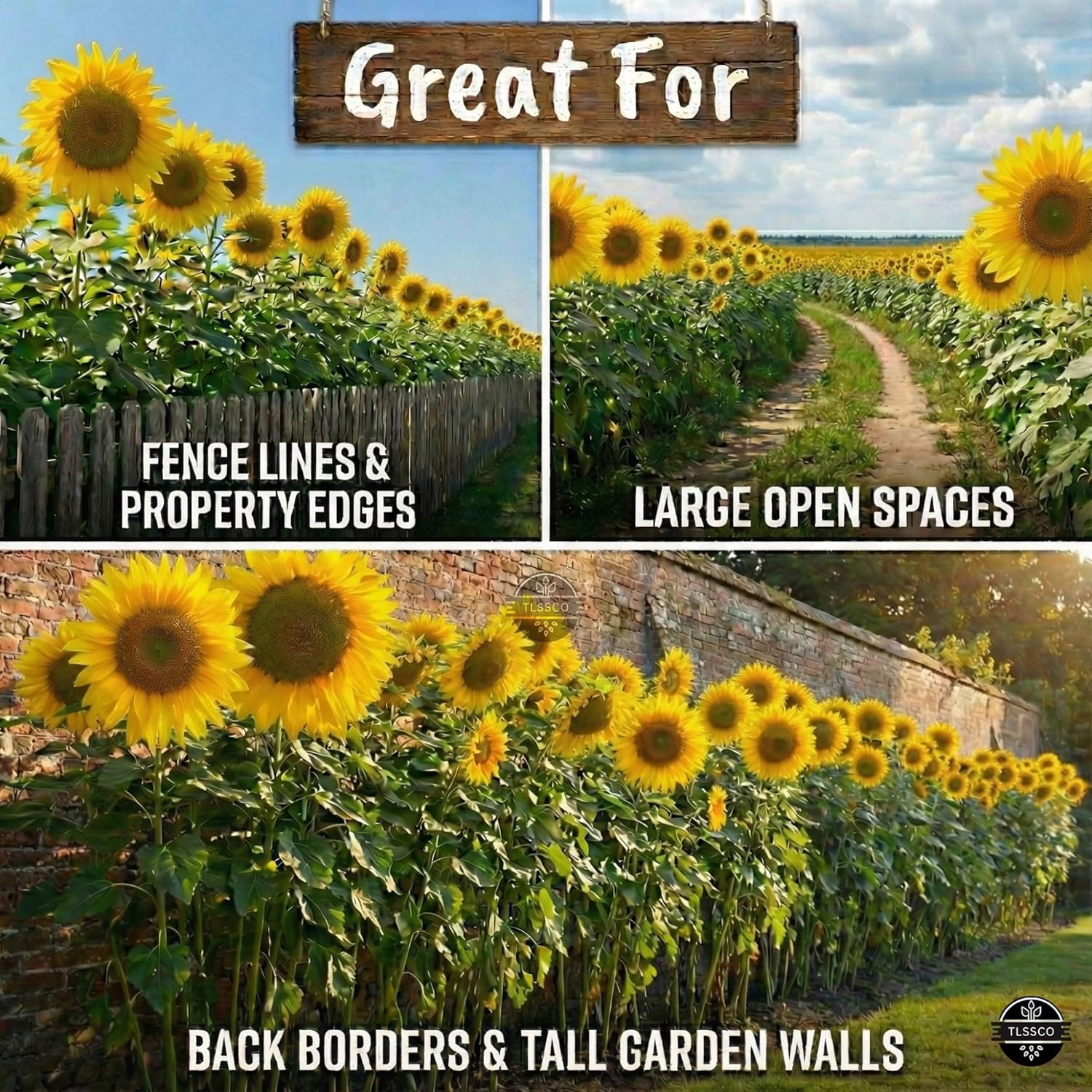 394+ Giant Mammoth Sunflower Seeds for Planting, Pack for 2026 USA Premium Non-GMO