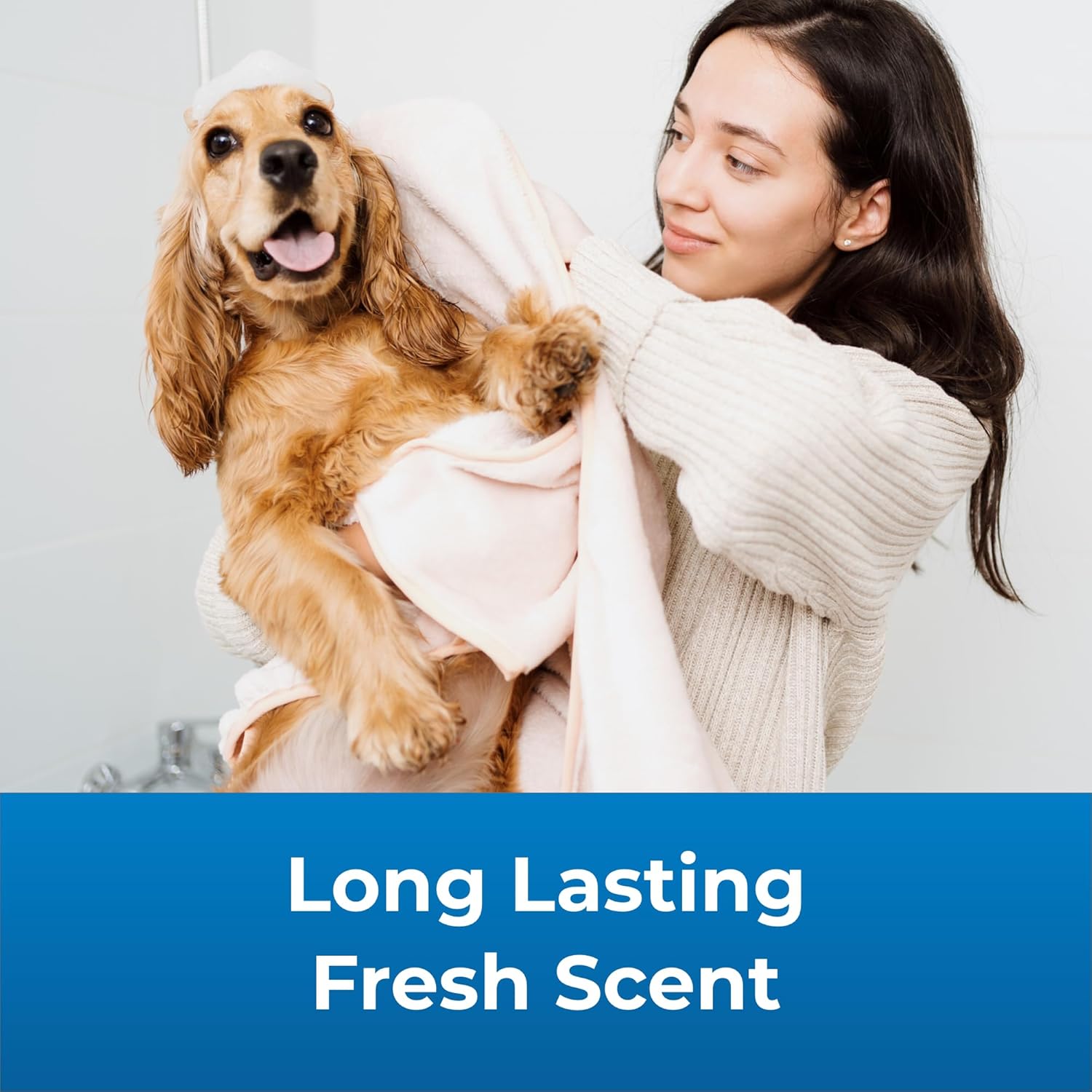 PetAg Fresh ’n Clean scented pet shampoo in a 1-gallon bottle, featuring classic fresh scent with a clean, durable label.