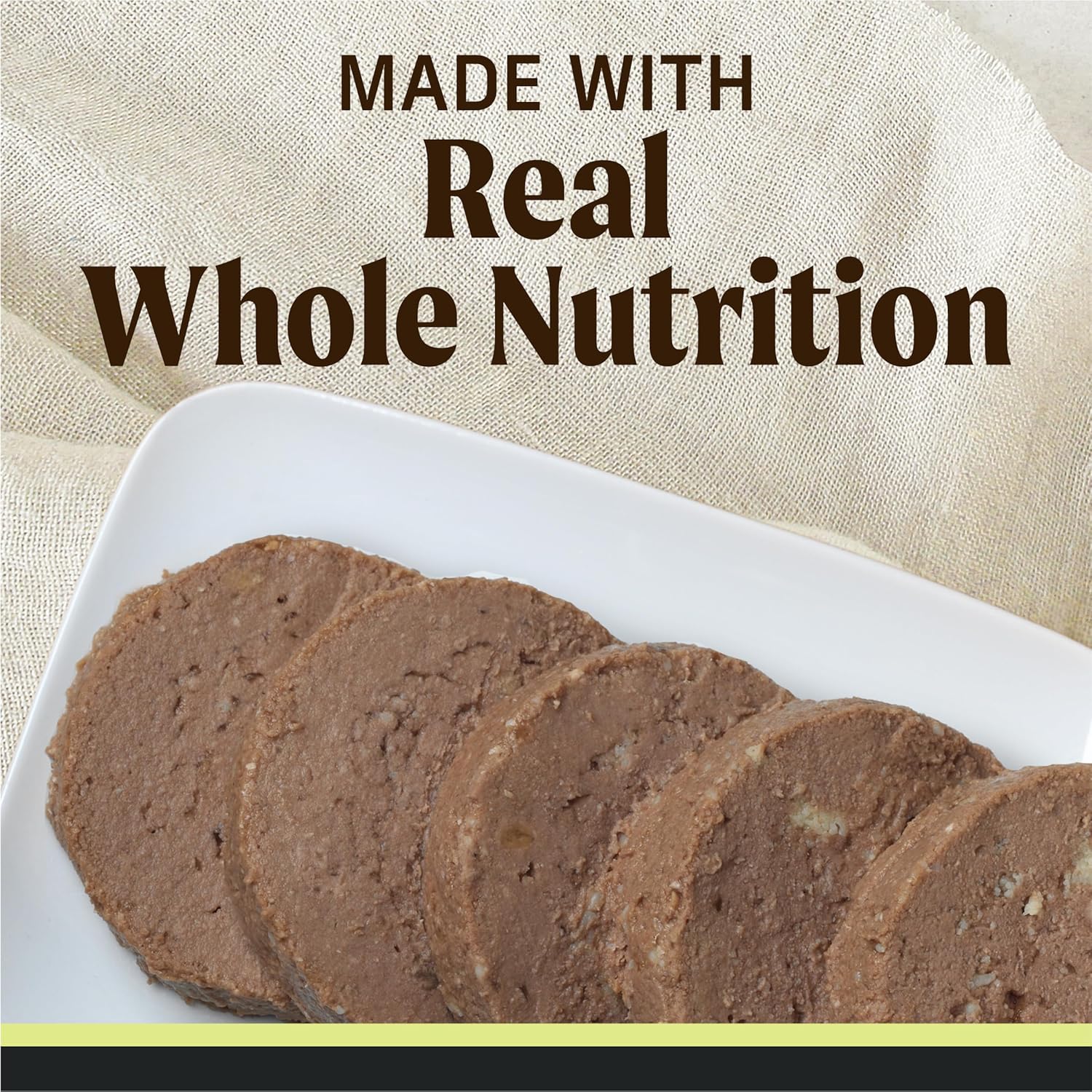 Merrick Limited Ingredient Diet grain-free wet dog food in a can, showing the product label and a serving of the dog food inside.