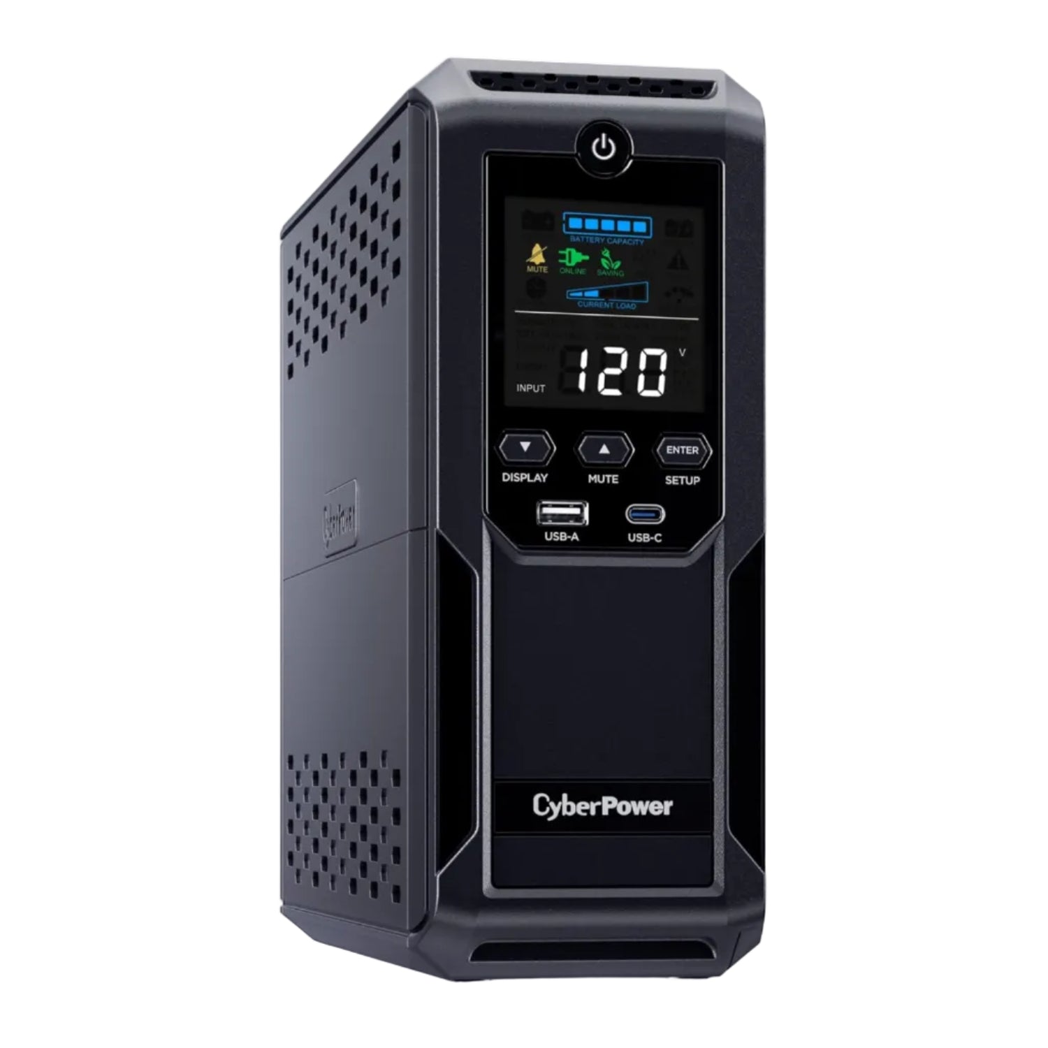 CyberPower CP1500AVRLCD3 Intelligent LCD UPS System, 1500VA/900W, 12 Outlets