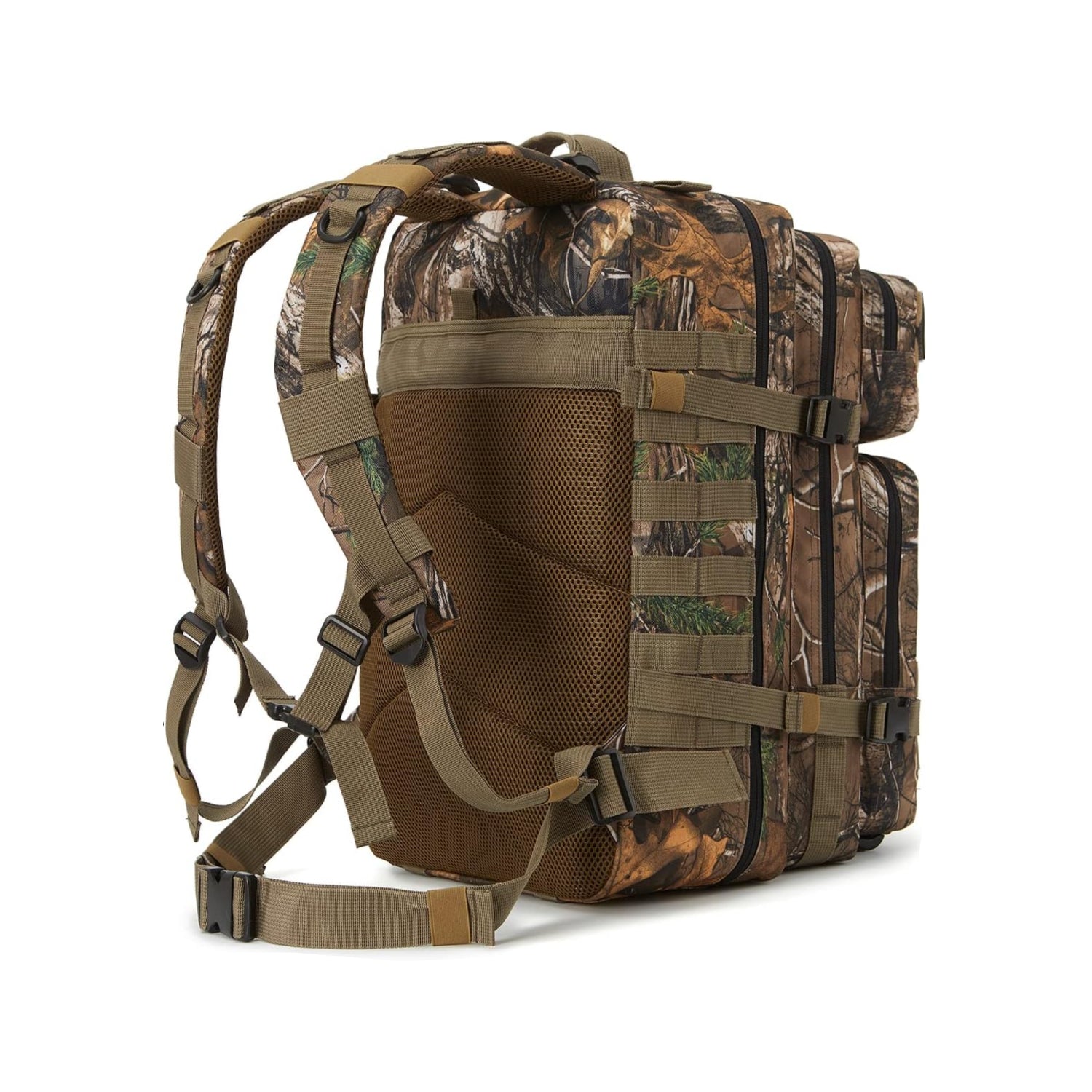 QT&QY 45L military tactical backpack with Molle system, army assault pack, and 3-day bug-out design, rugged and spacious.