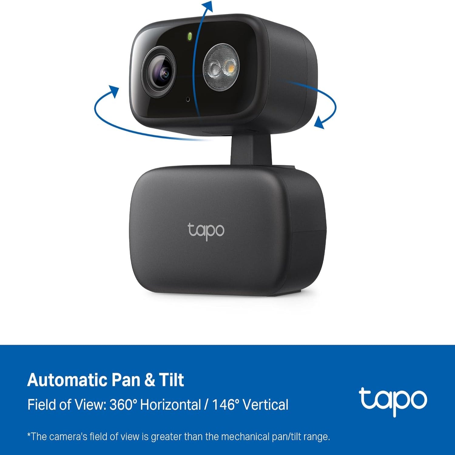 Tapo 1080P Indoor Pan/Tilt Wired Security Camera - Works as a Baby & Pet Monitor