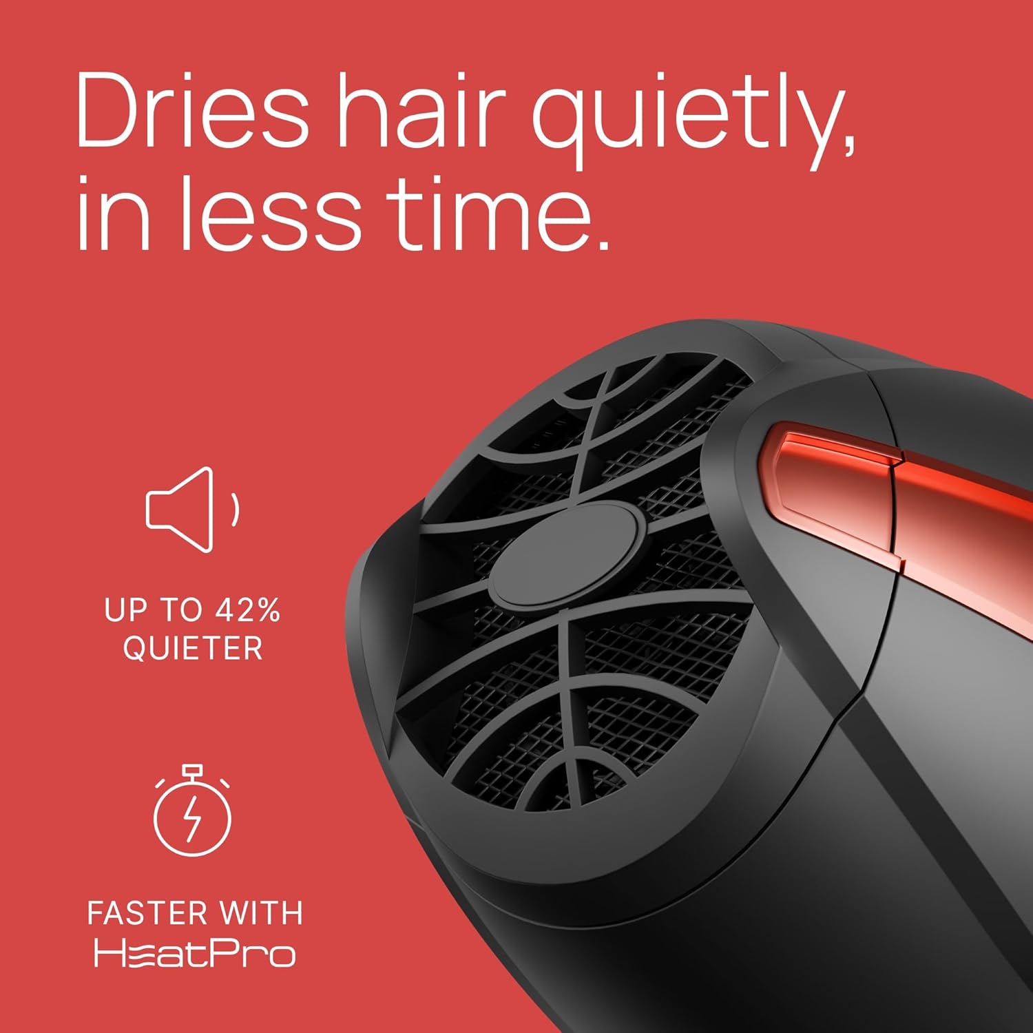 TREZORO Professional Hair Dryer with ionic ceramic tourmaline technology, showing a sleek black hair dryer with multiple attachments.