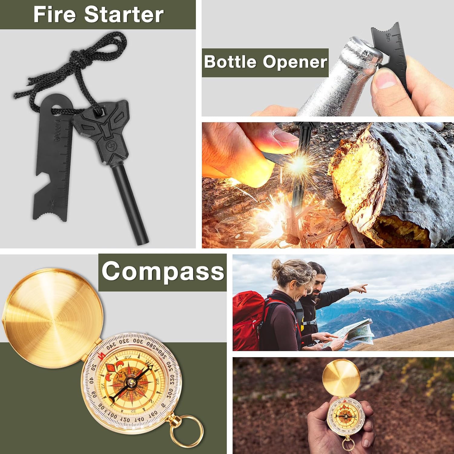 Survival Kits, Hiking and Camping Essentials, Emergency Survival Gear