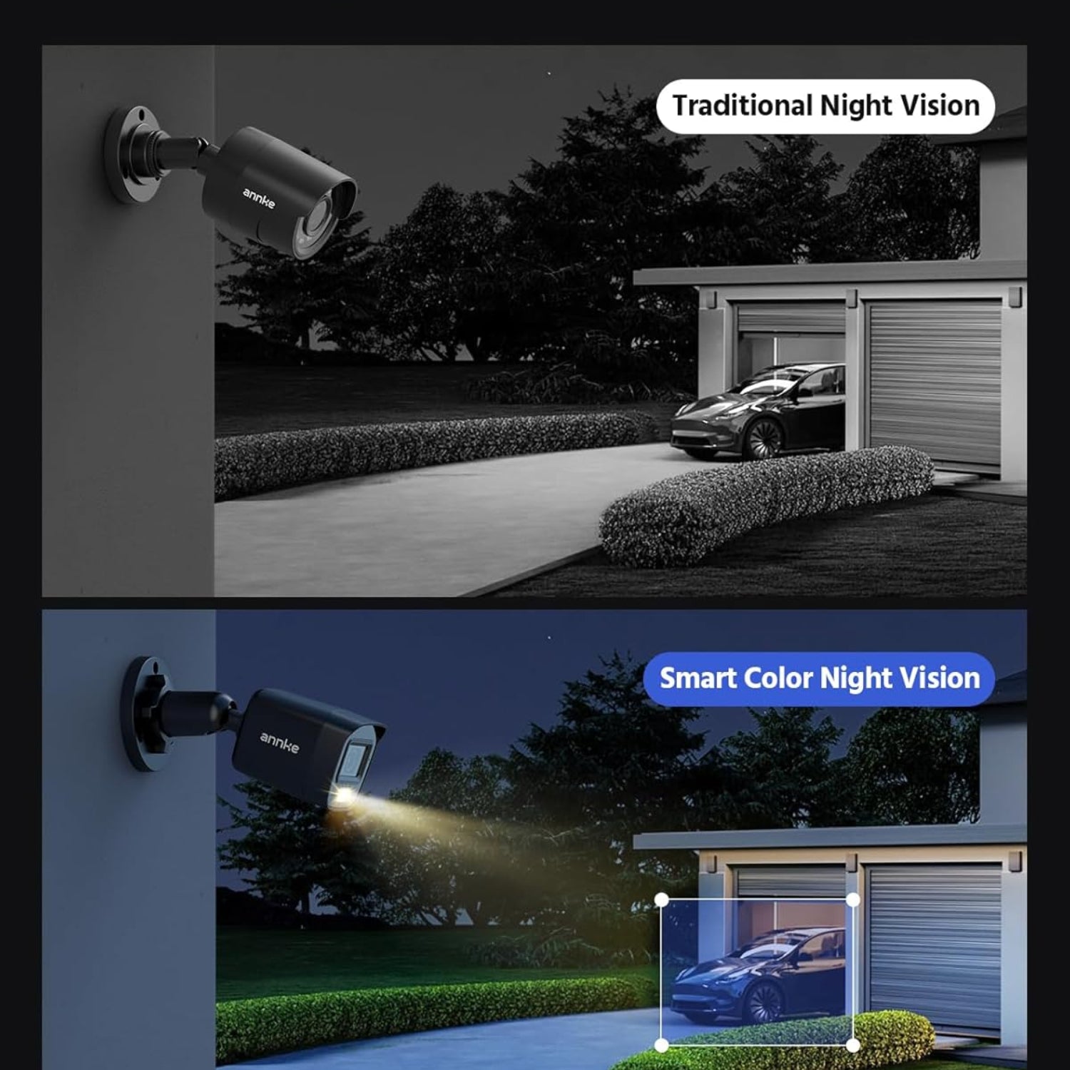 ANNKE 3K Lite Wired Security Camera System Outdoor with AI Human/Vehicle