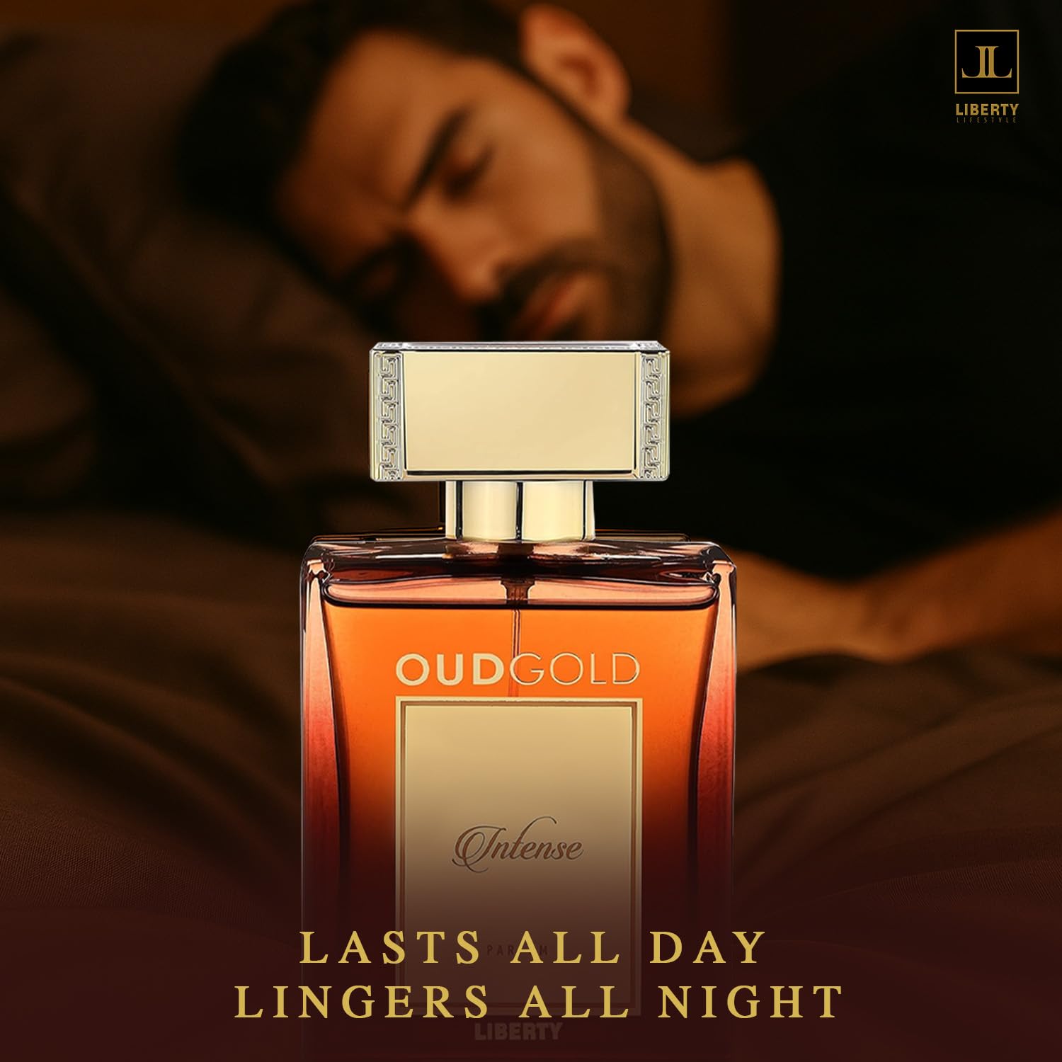 Liberty Luxury OudGold Intense French Parfum for Men – Woody Fragrance