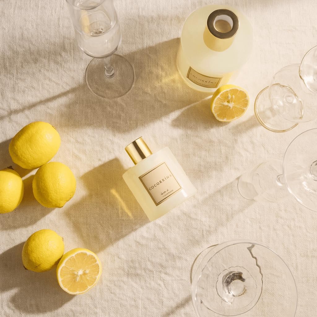 Cocorrína Reed Diffuser Set, Clean Linen 6.7 fl oz Scented Diffuser with Sticks Home