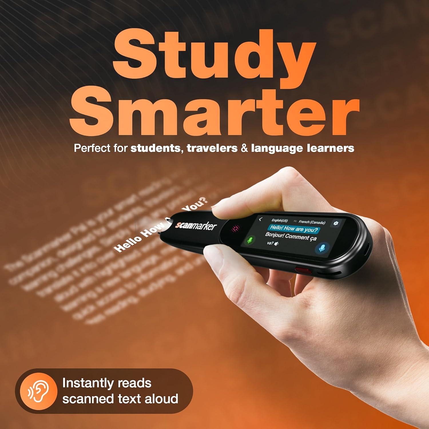 Scanmarker Pal - Translation Pen & Reading Pen for Language Learners, Dyslexia
