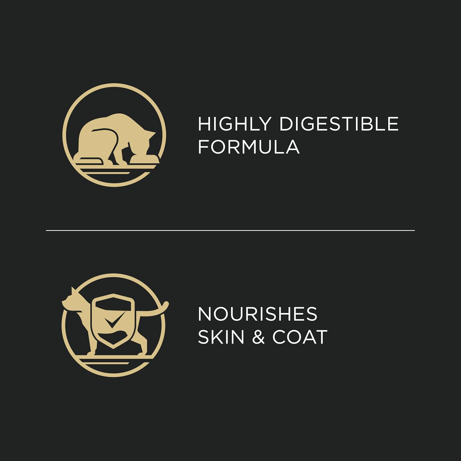 Cans of Purina Pro Plan Sensitive Skin and Stomach Cat Food Wet Pate with images of feline and healthy ingredients on the packaging
