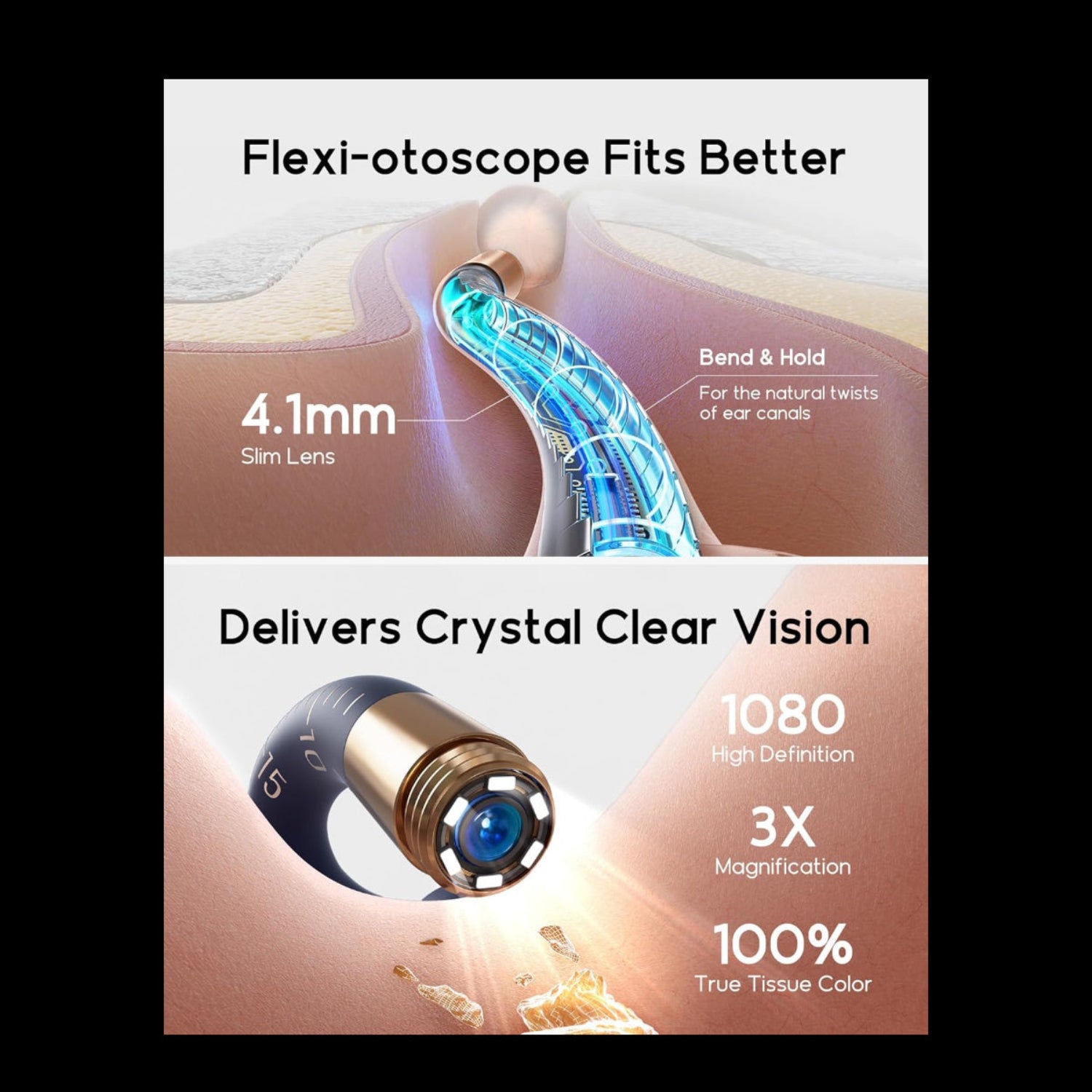bebirdpromax Earsight Plus I35R ear wax removal tool with camera, showing the smart visual ear cleaner and its sleek design.
